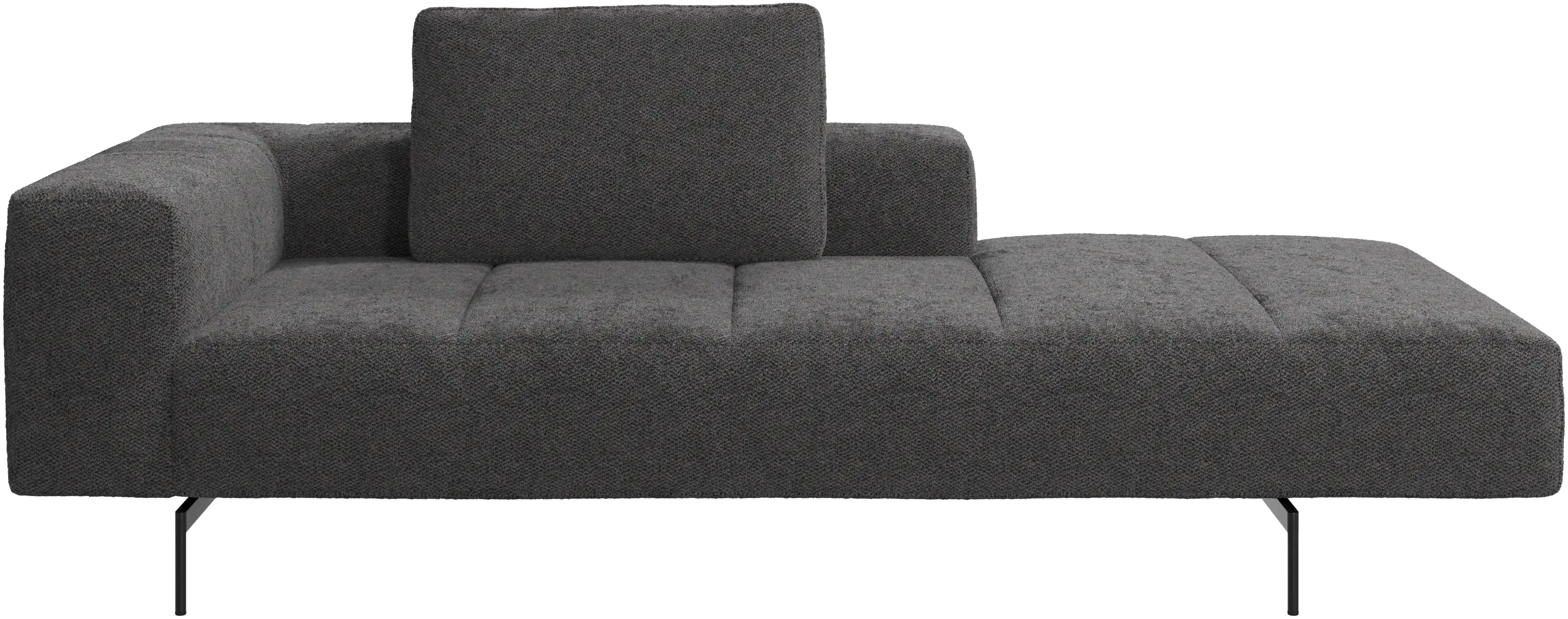 Amsterdam Iounging module for sofa, armrest left, open end right