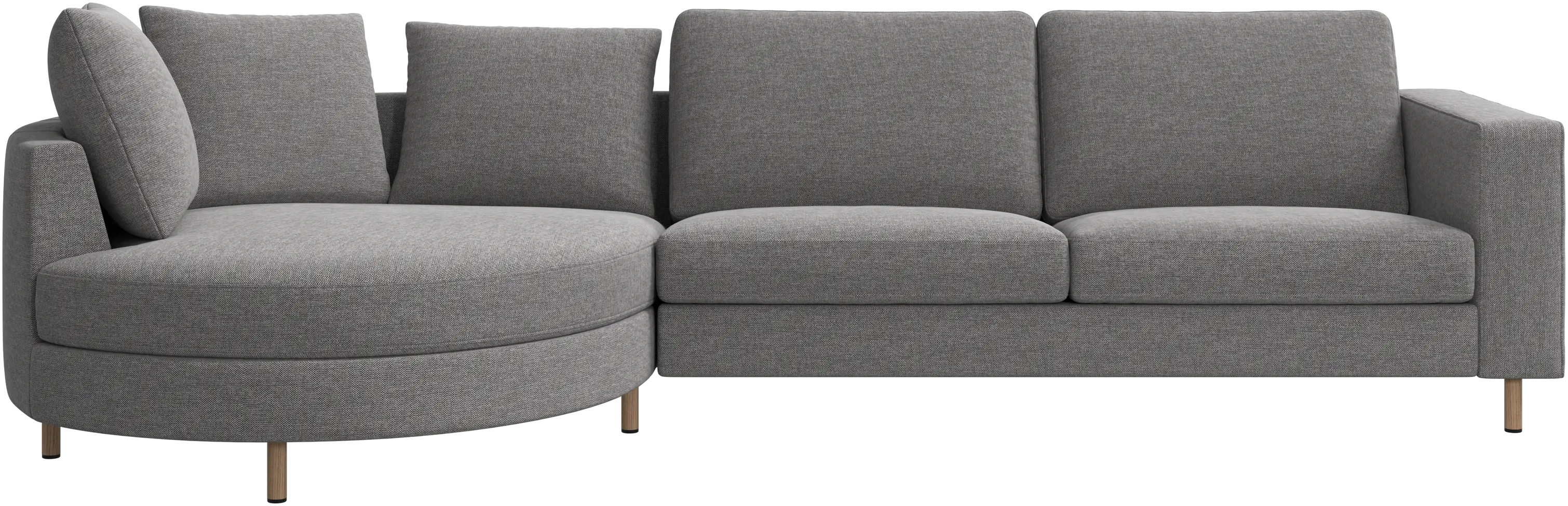 Indivi sofa with chaise longue left