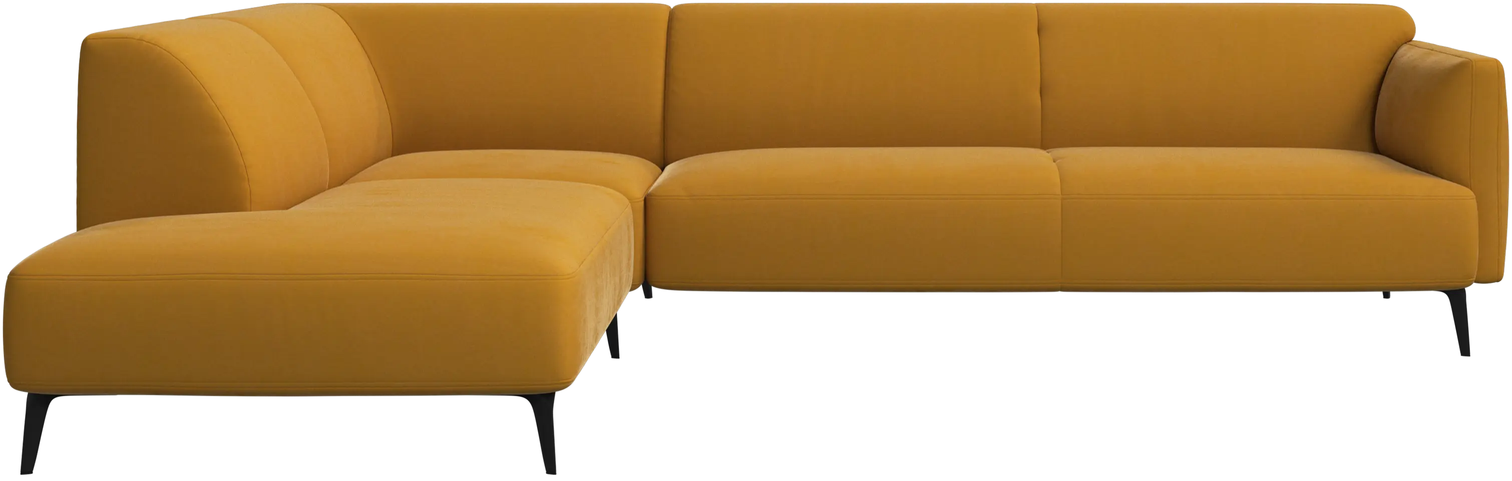 Modena corner sofa with lounging unit