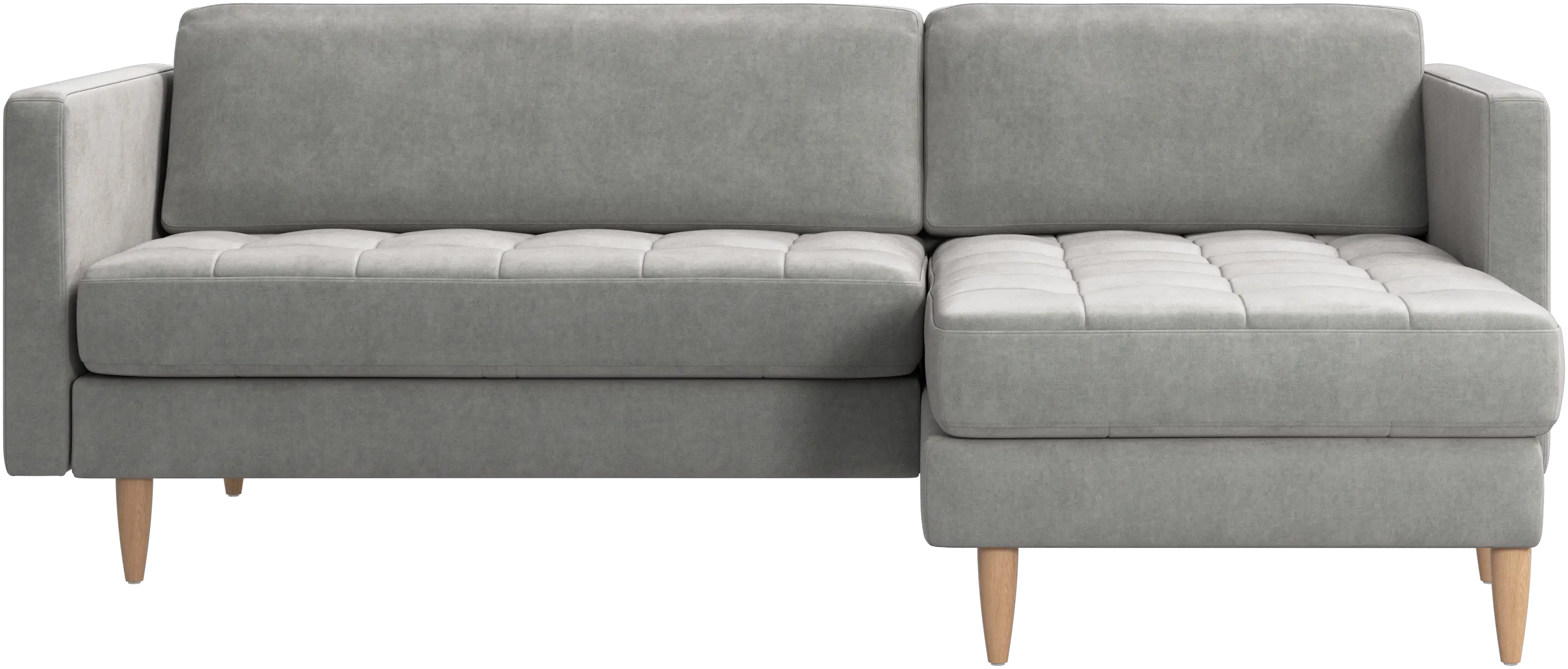 Osaka sofa with resting unit, tufted seat