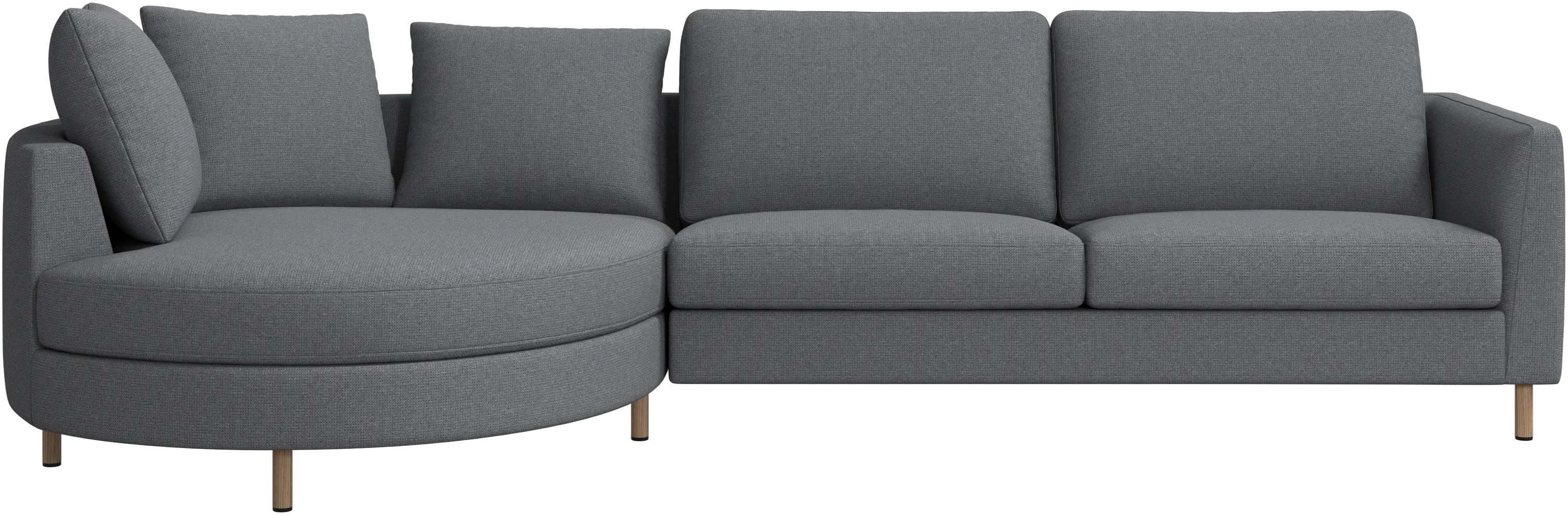 Indivi sofa with chaise longue left