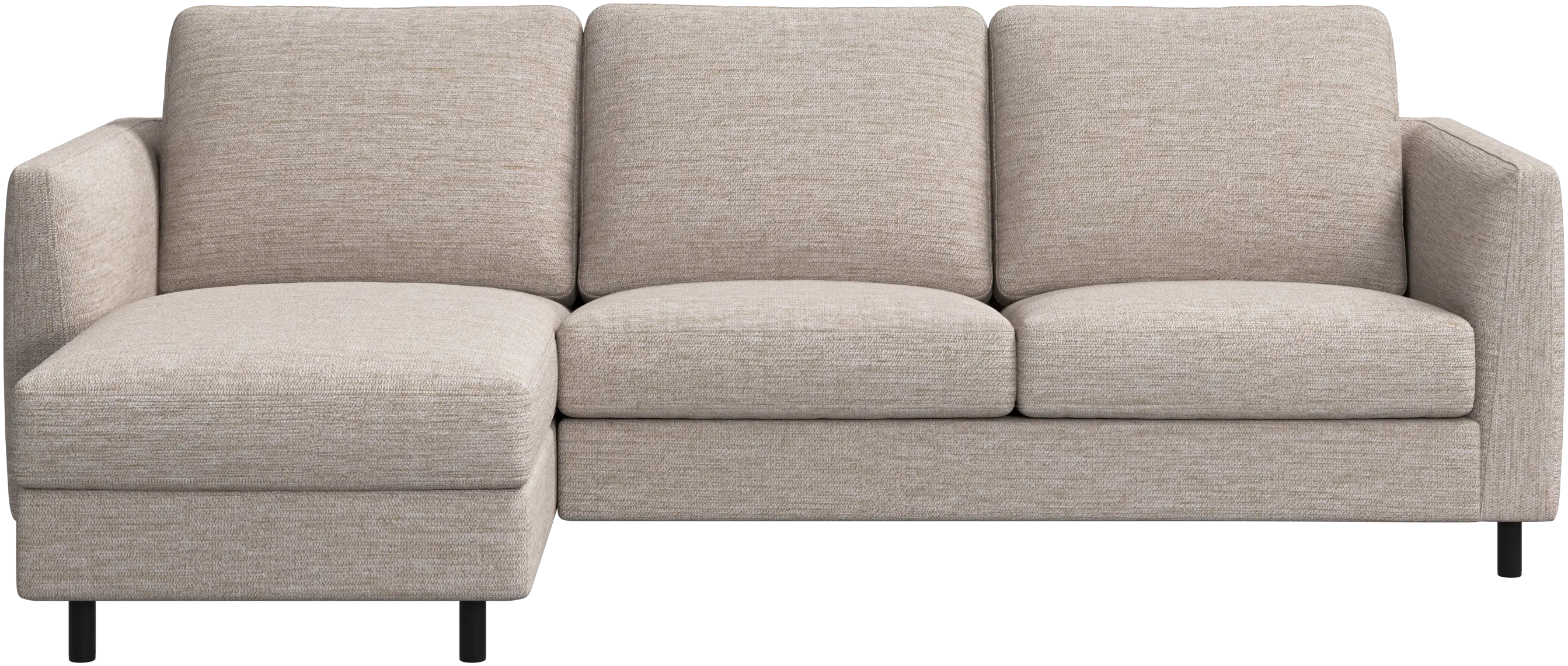 Sofá Indivi com chaise longue à esquerda