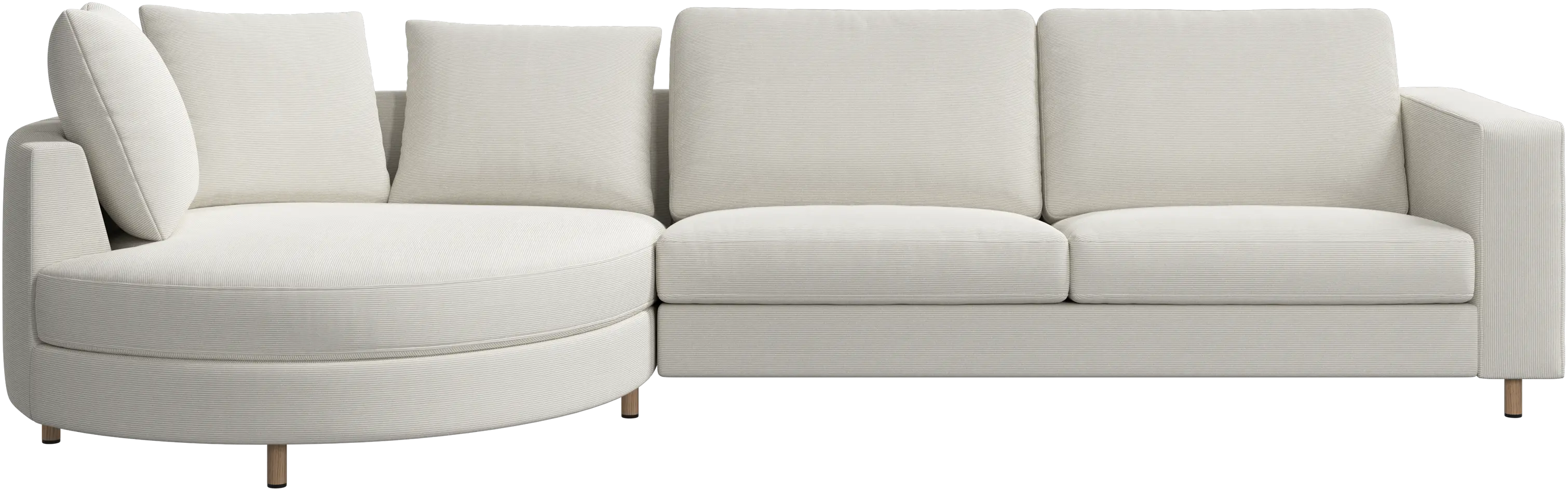 Indivi sofa with chaise longue left