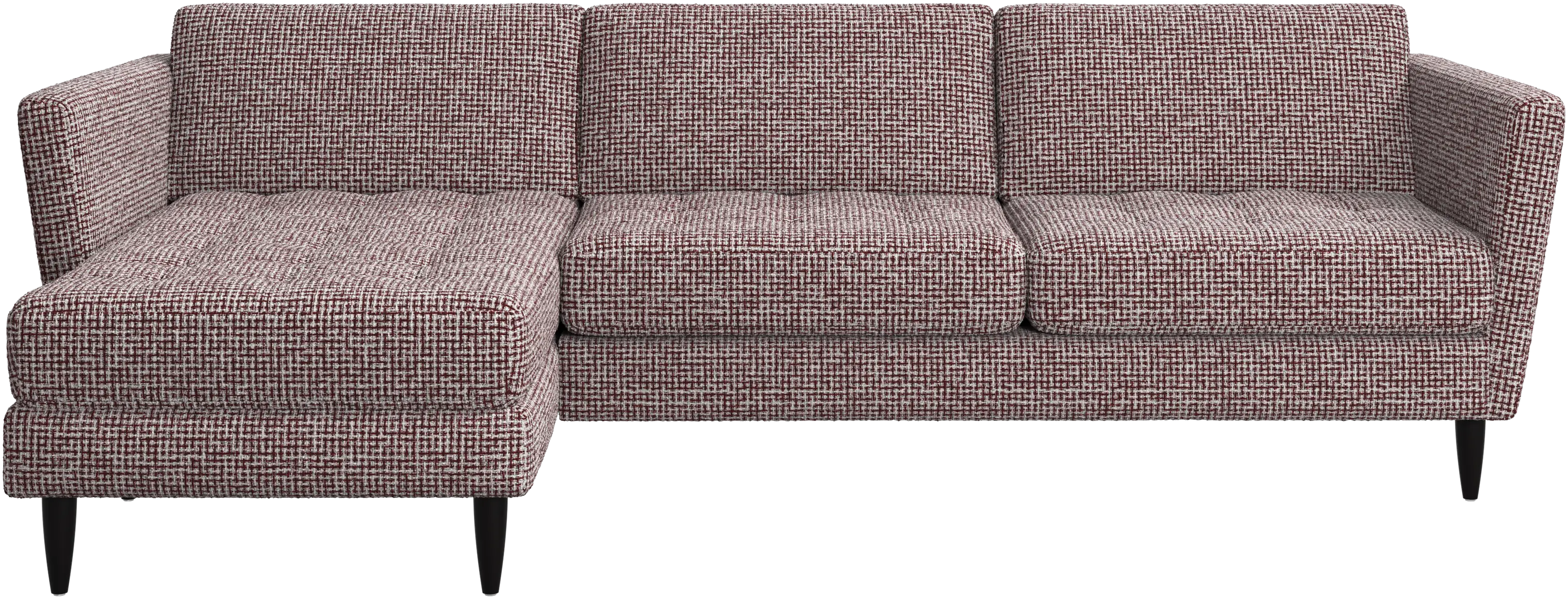 Osaka sofa with resting unit, tufted seat