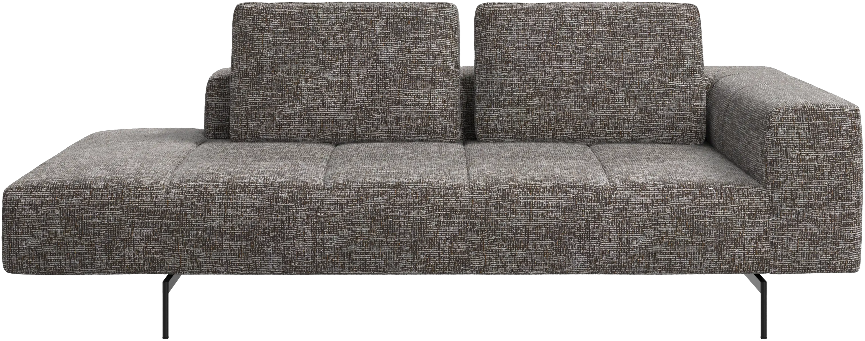 Amsterdam resting module for sofa, armrest right, open end left