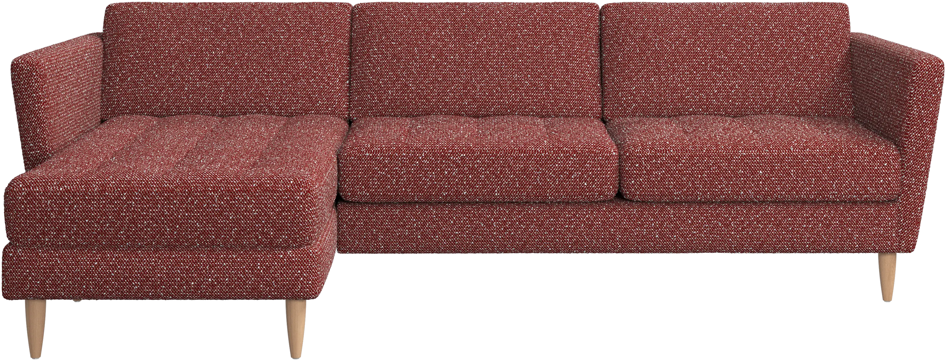 Osaka sofa with resting unit, tufted seat