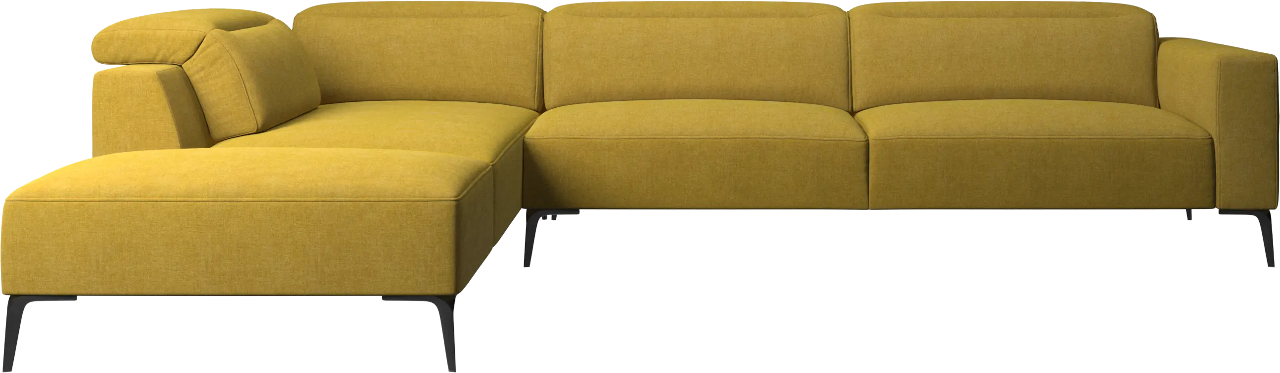 Zürich corner sofa with lounging unit