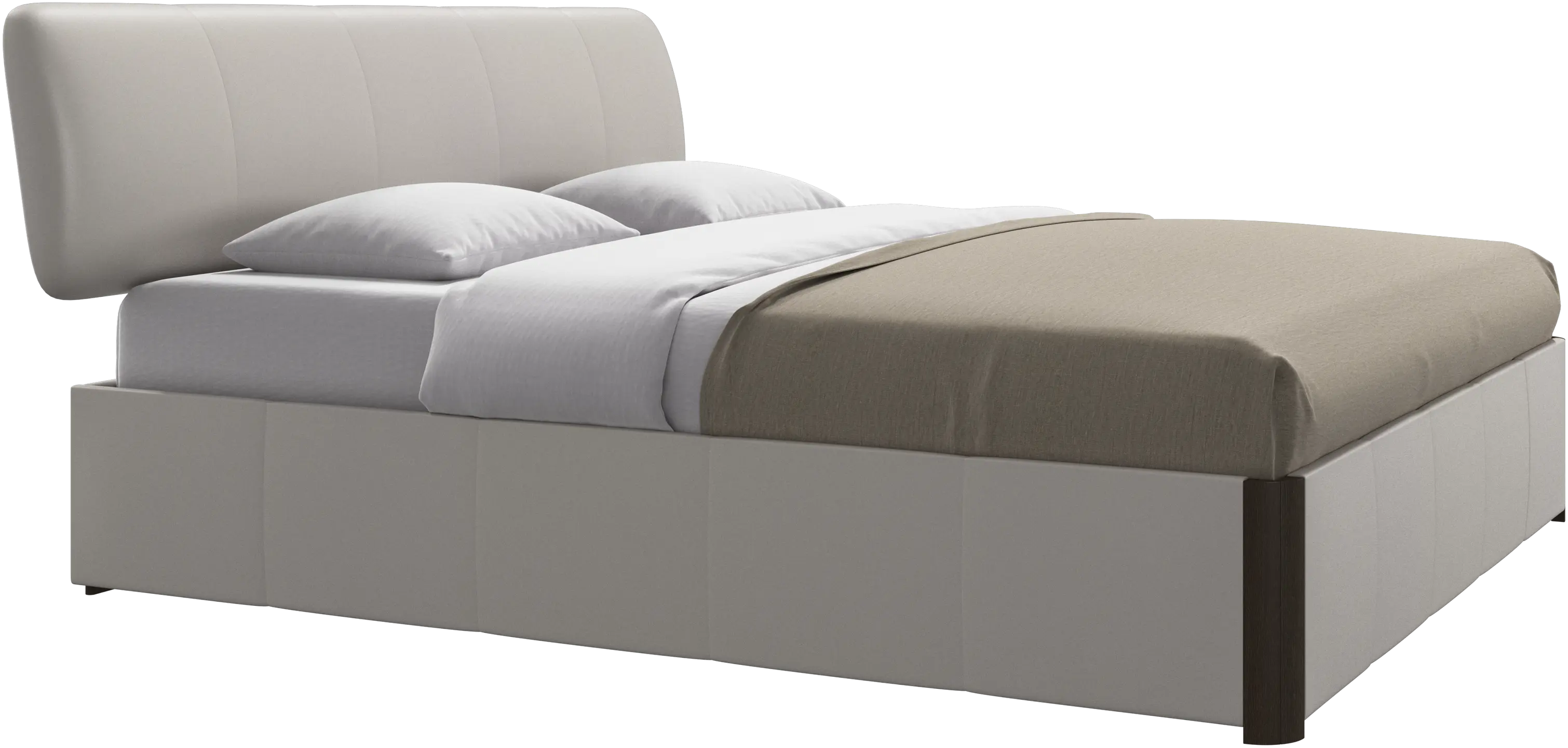 Element 床、床头板(安装在床上)、带床板,不包括床垫