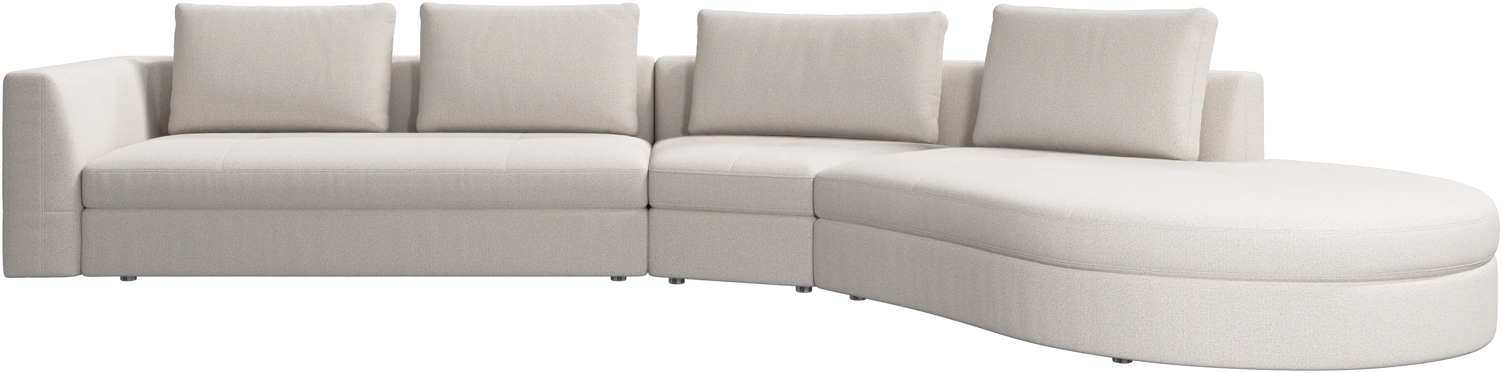 Canapé Bergamo avec module lounging,droite