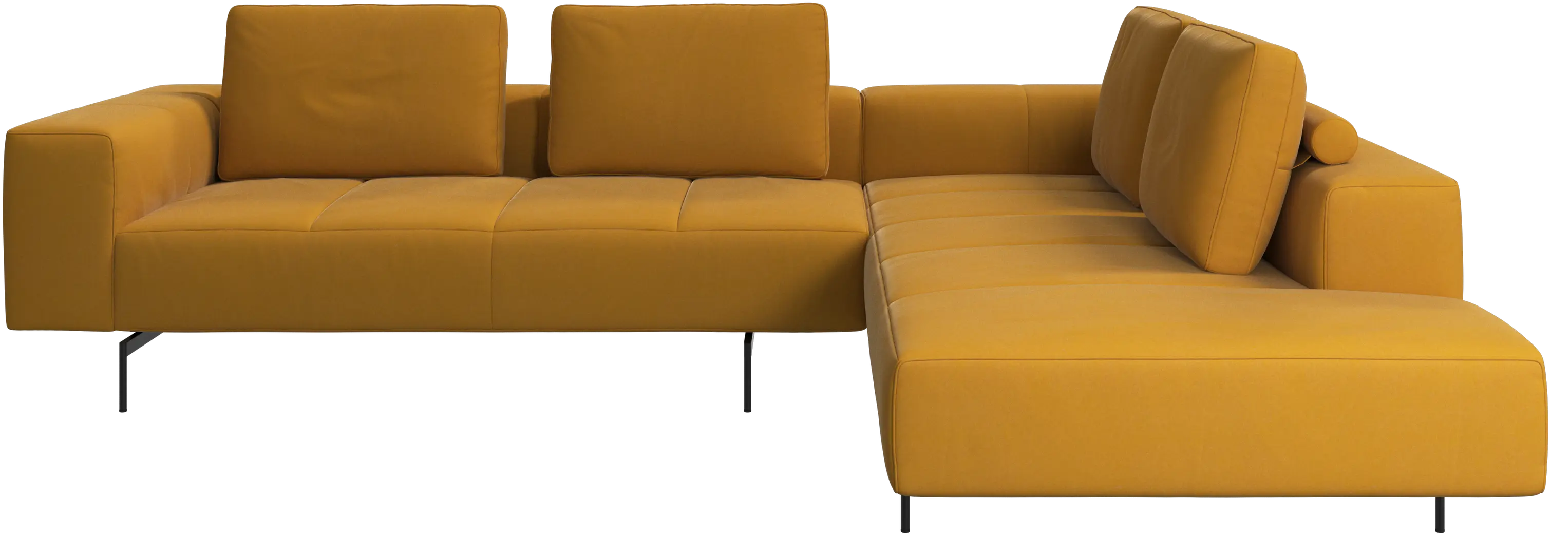 Amsterdam corner sofa with lounging unit