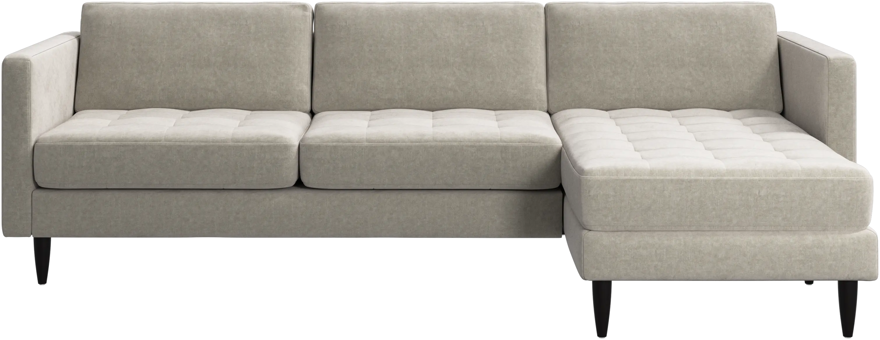 Osaka sofa with resting unit, tufted seat