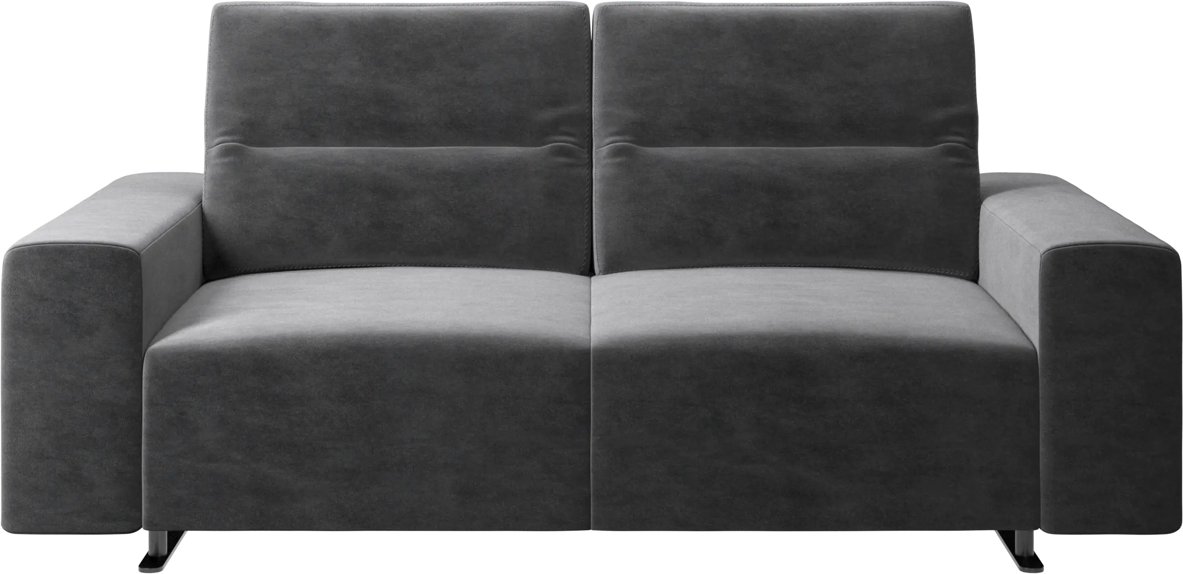 Hampton sofa with adjustable back and storage on the right side