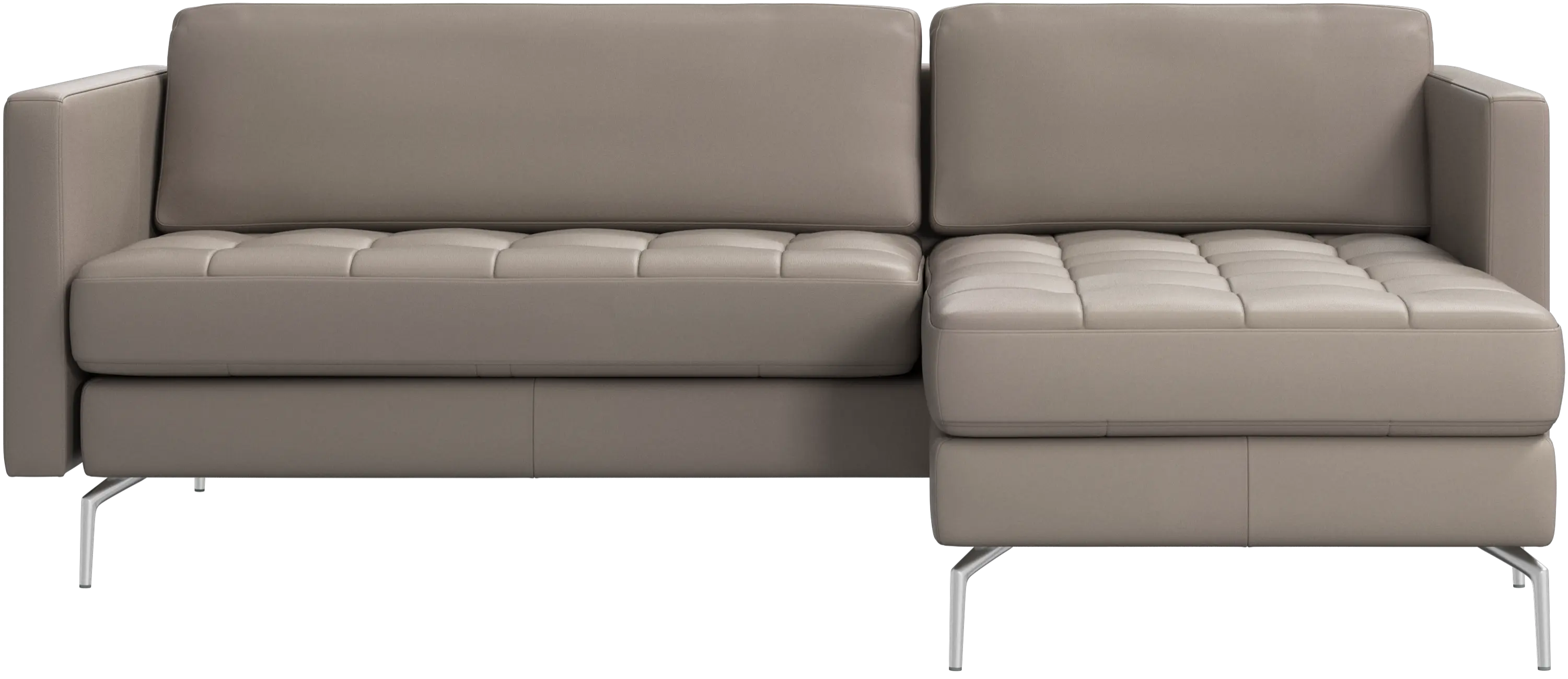 Osaka sofa with resting unit, tufted seat