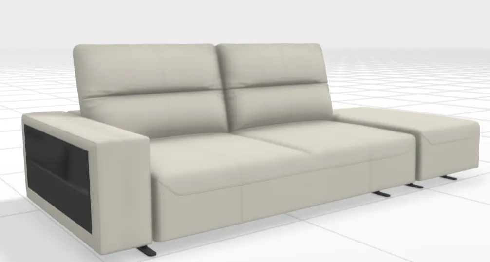 Sofas Hamptonソファ・オットマン付き