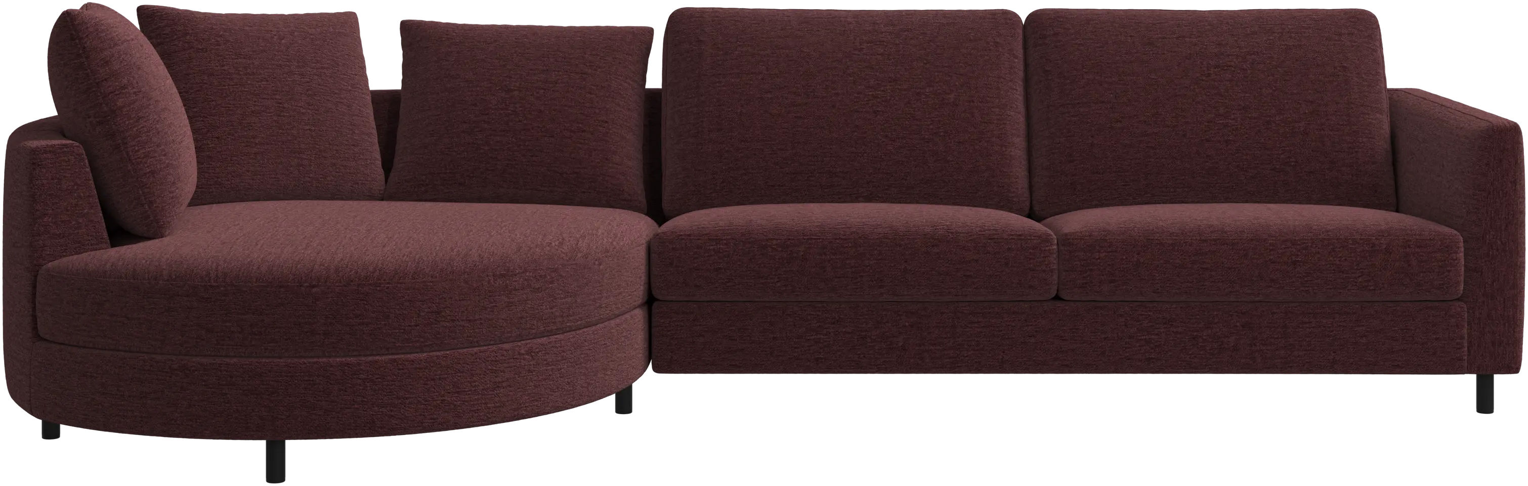 Indivi sofa with chaise longue left
