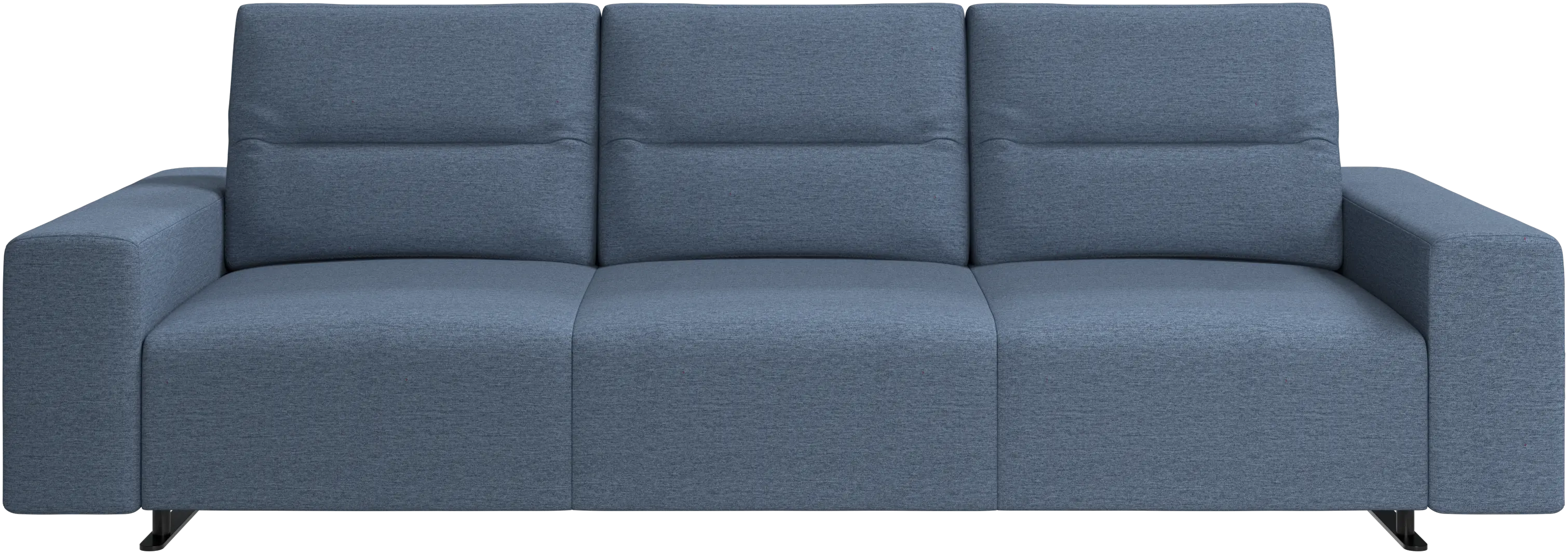 Hampton sofa with adjustable back and storage on the left side