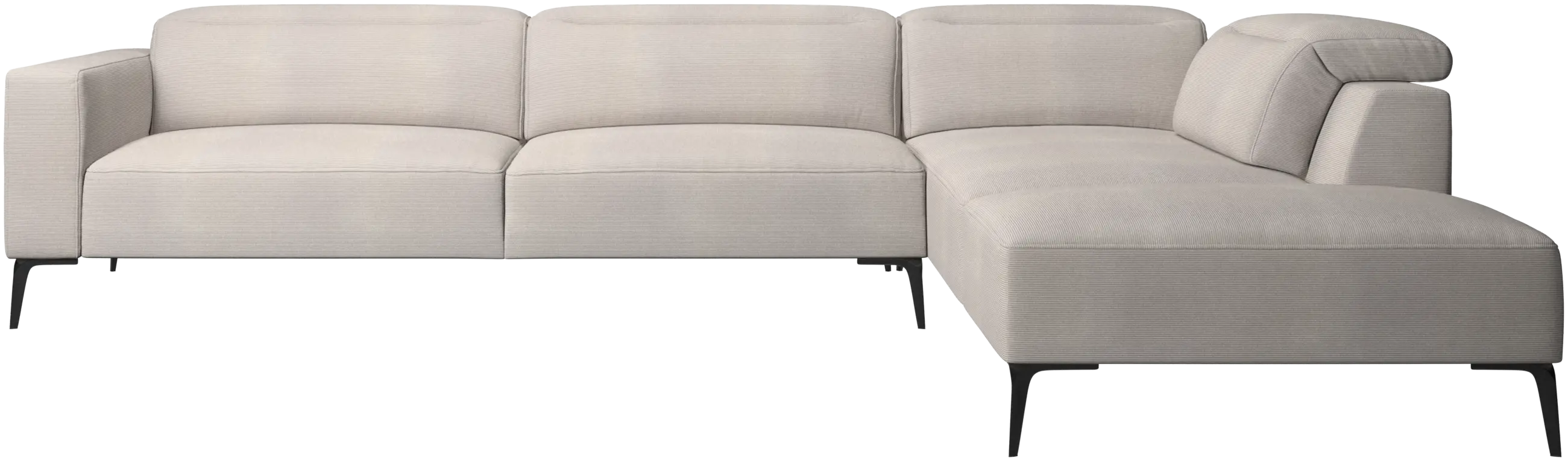 Zürich corner sofa with lounging unit