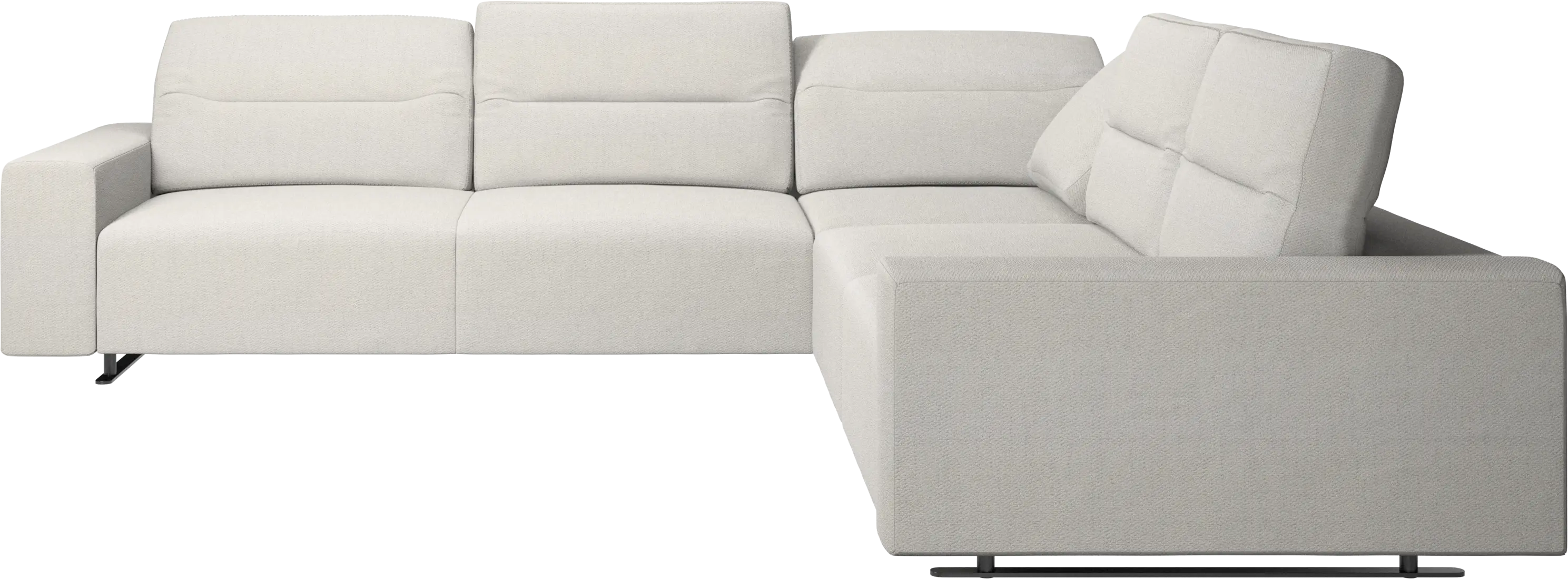 Rohová sedačka Hampton s nastaviteľhou chrbtovou opierkou