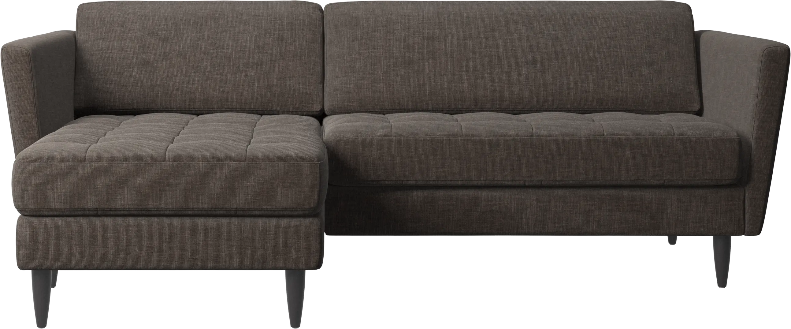 Osaka sofa with resting unit, tufted seat