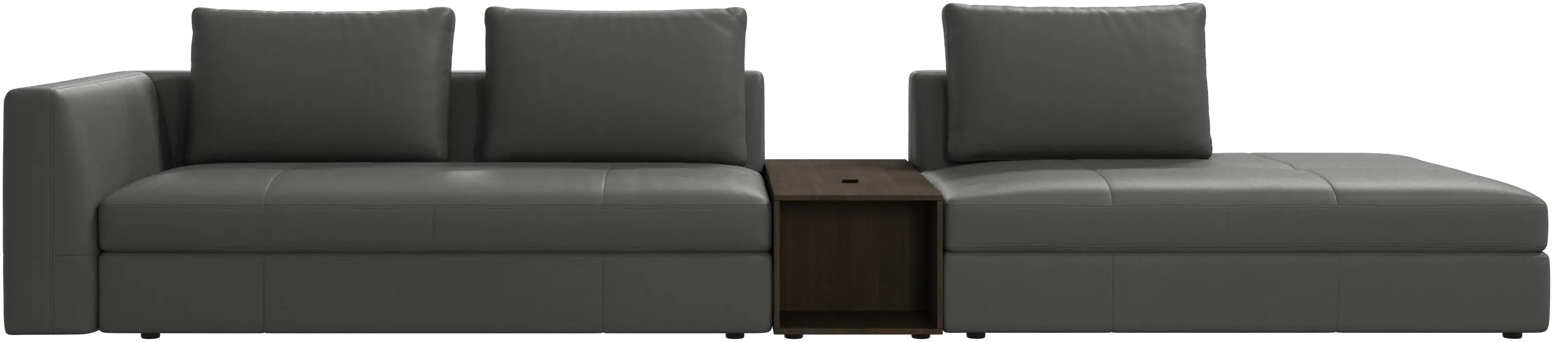 Bergamo 3 seater lounge sofa with storage