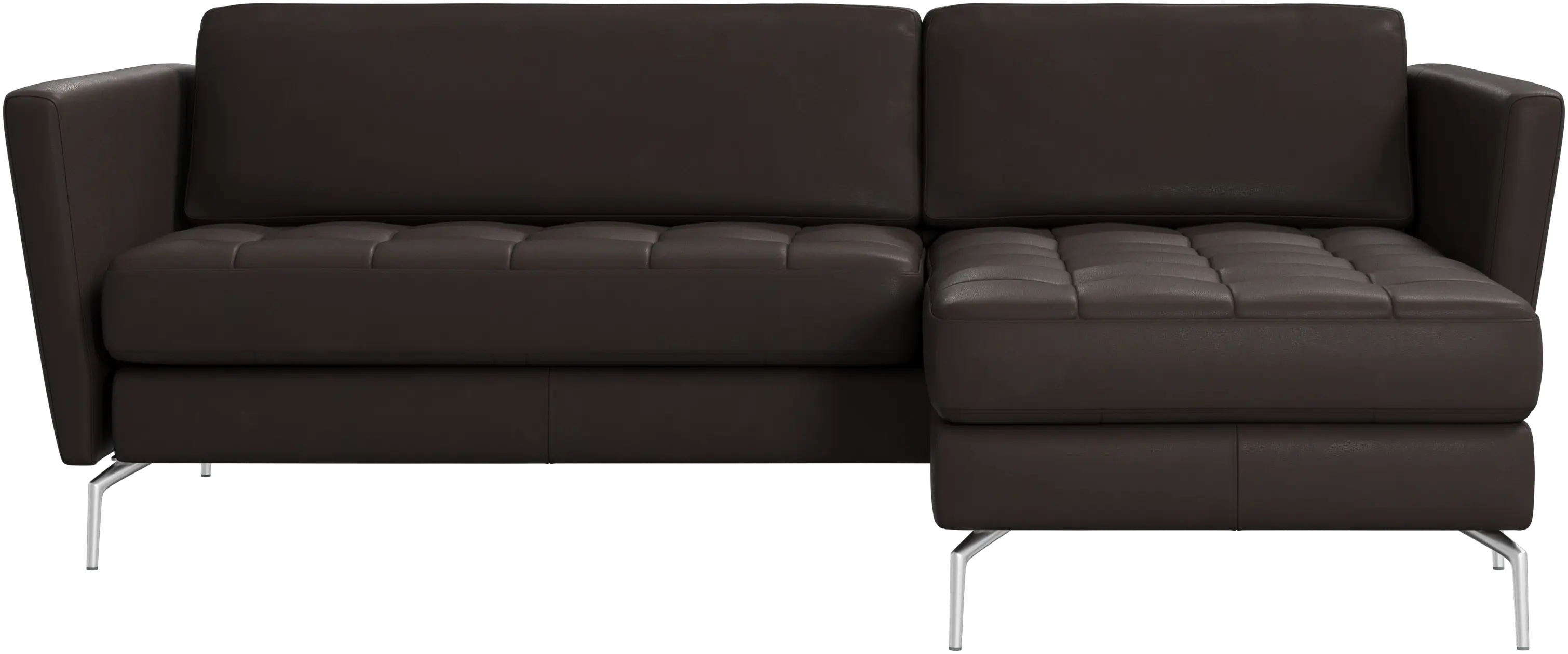 Osaka sofa with resting unit, tufted seat