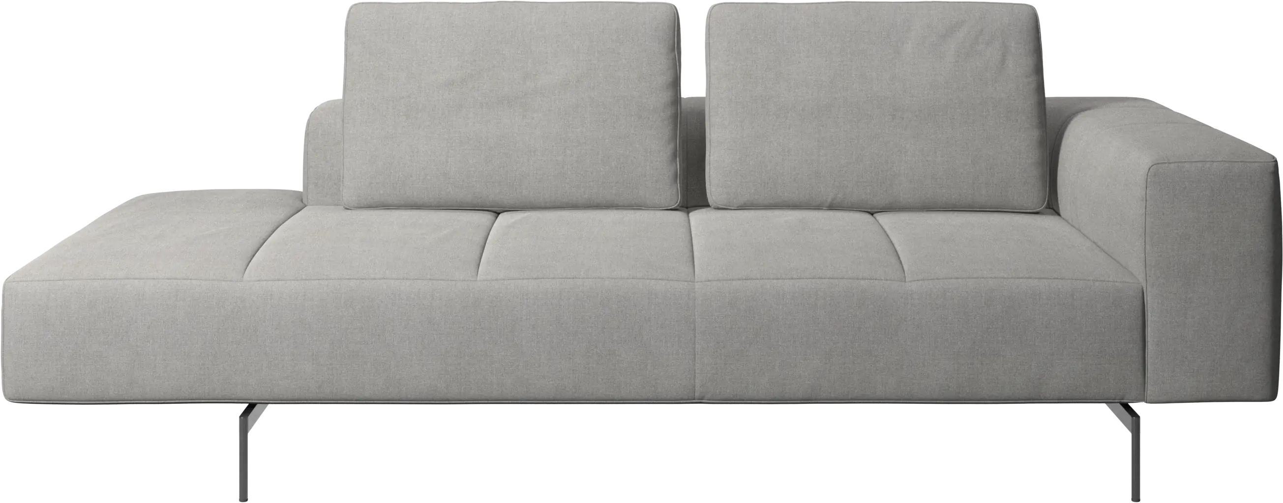 Amsterdam resting module for sofa, armrest right, open end left