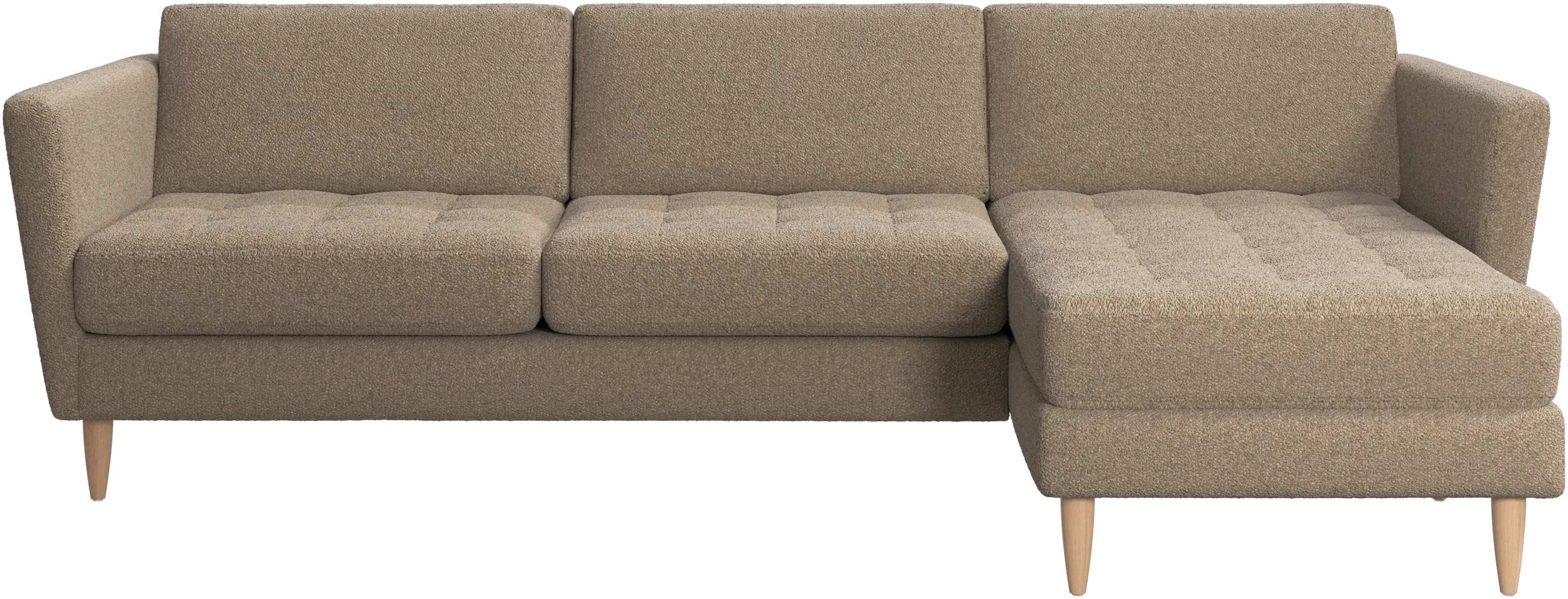 Osaka sofa with resting unit, tufted seat
