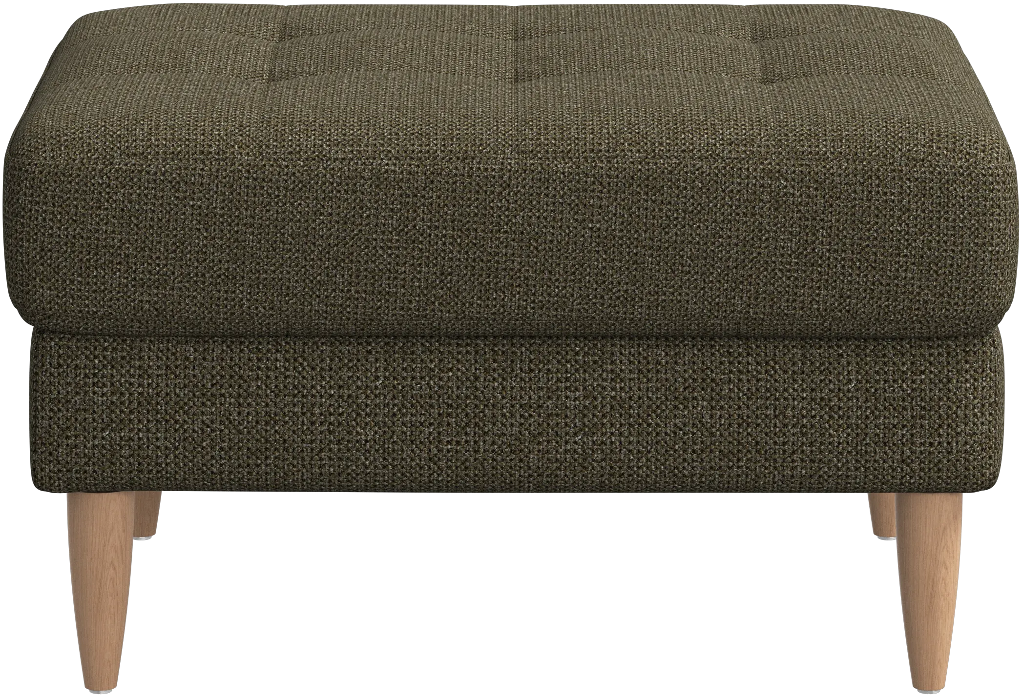 Osaka footstool, tufted seat