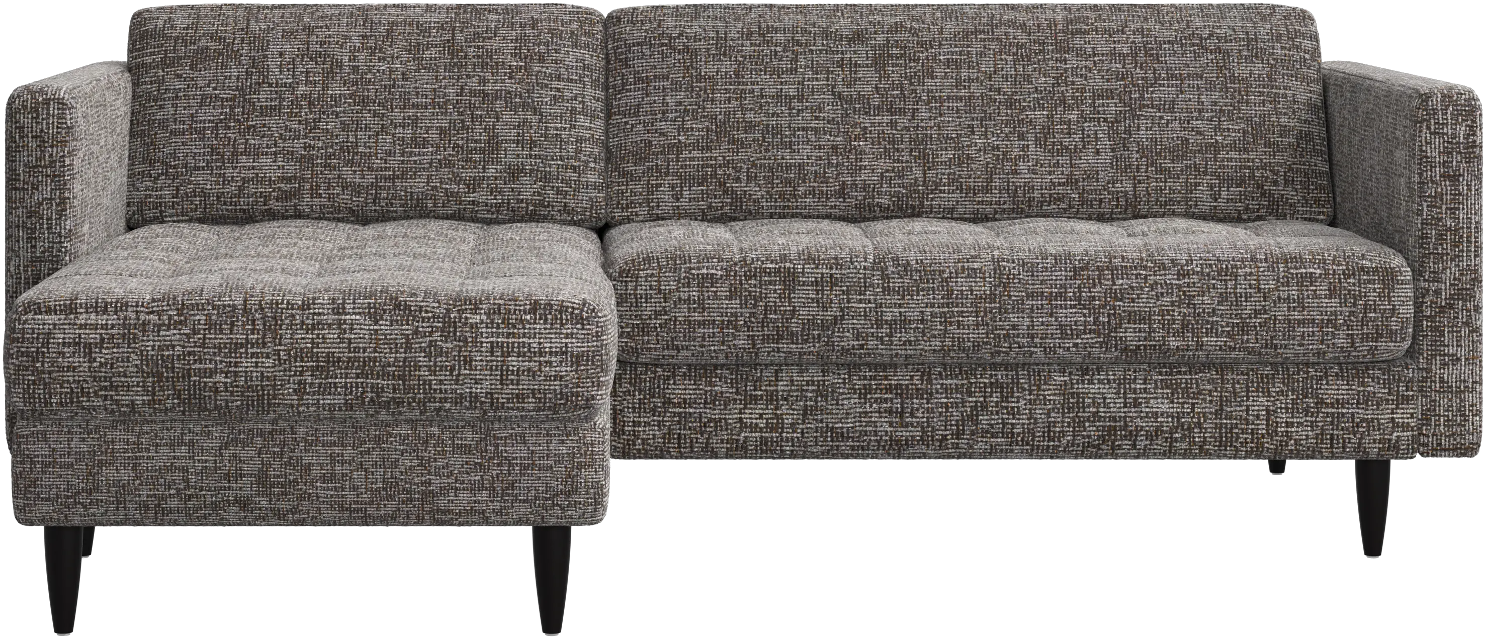 Osaka sofa with resting unit, tufted seat