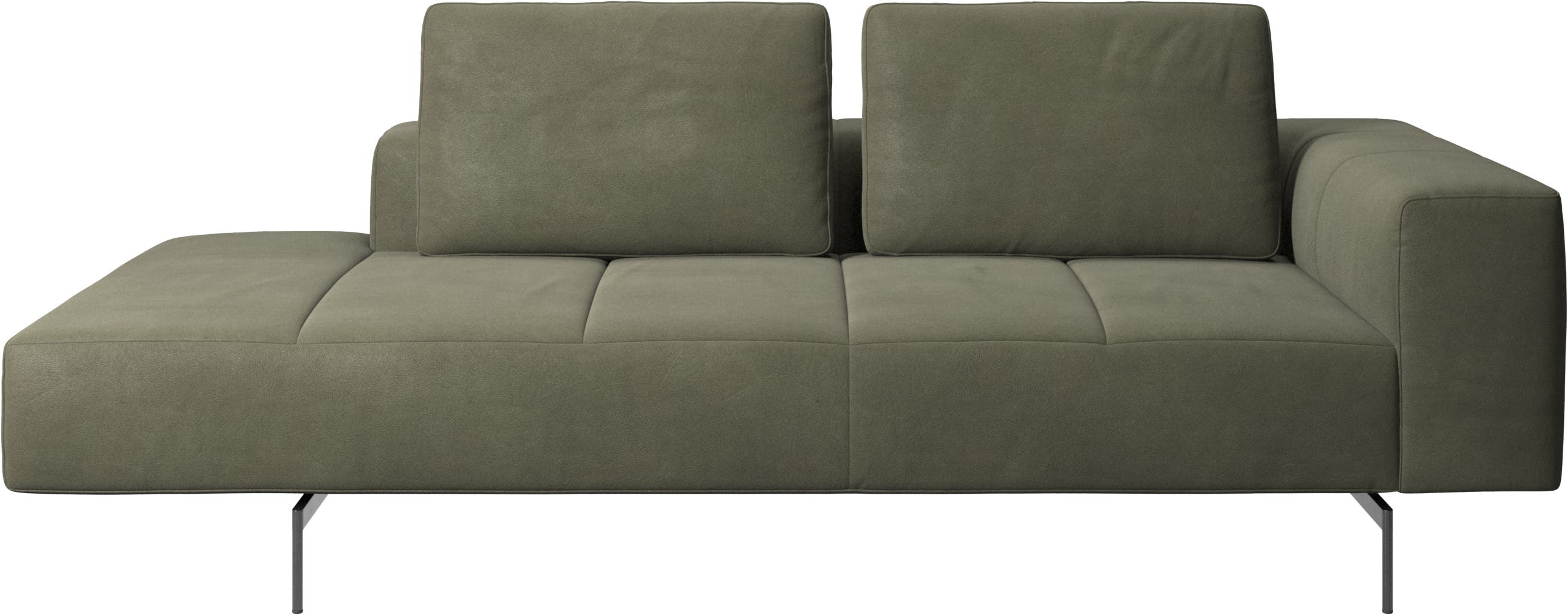 Amsterdam módulo de descanso para sofá, apoio de braço á direita, aberto á esquerda