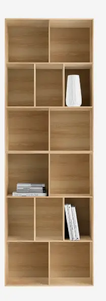 Storage White Lugarno and 2 Oak Como's Package (sold as package)