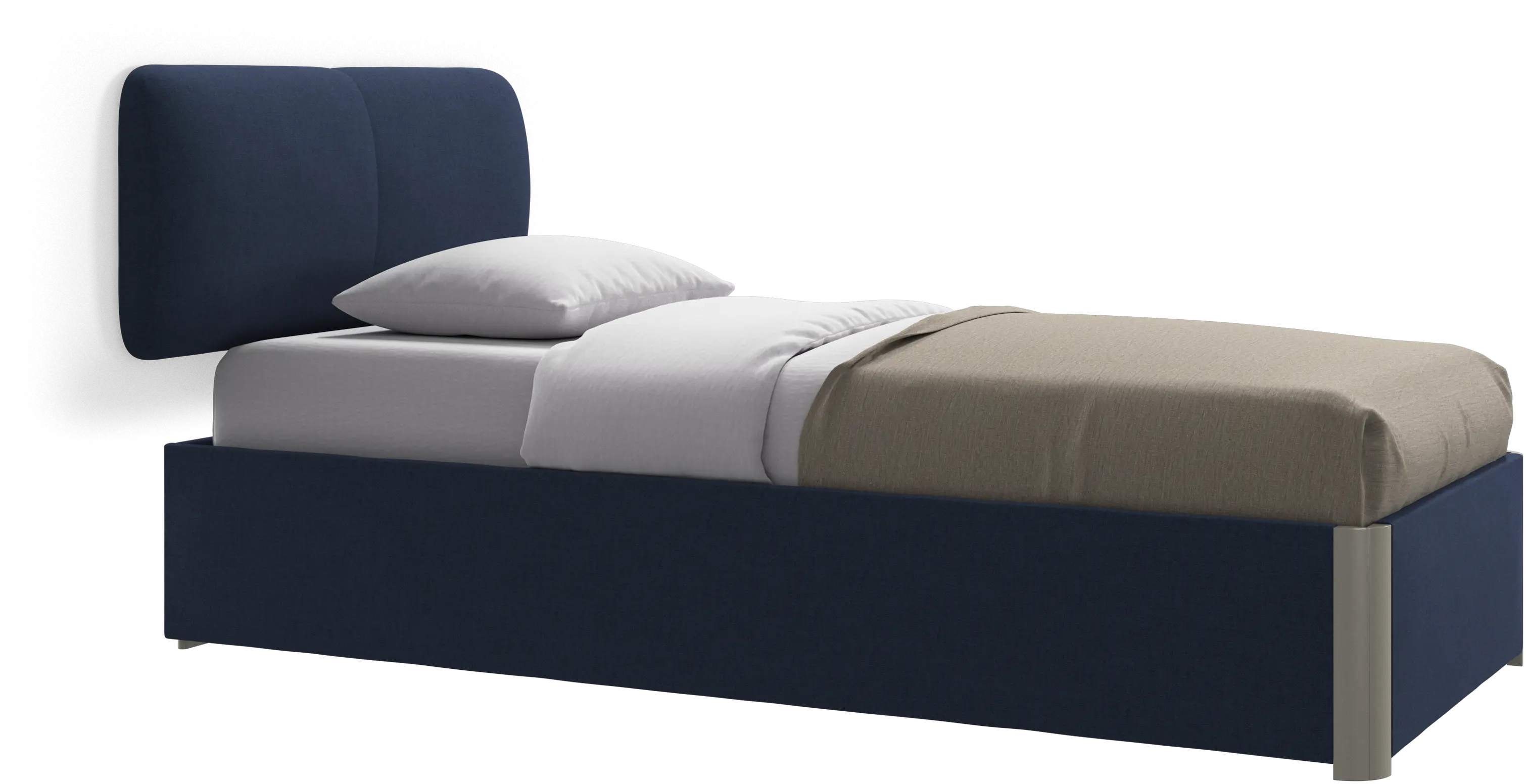 Element bed, wall-mounted headboard, without slats, excl. mattress