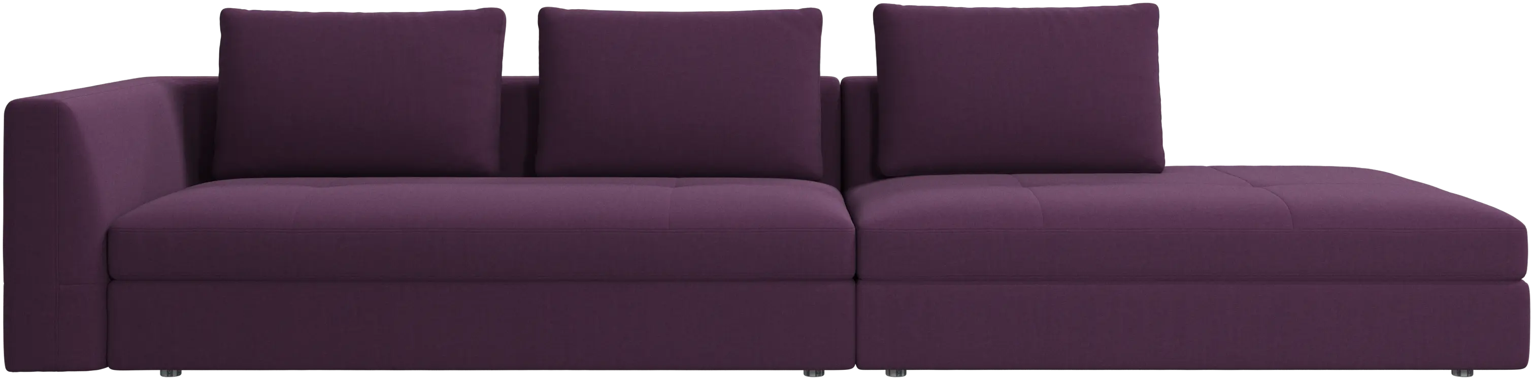 Bergamo sofa with lounging unit