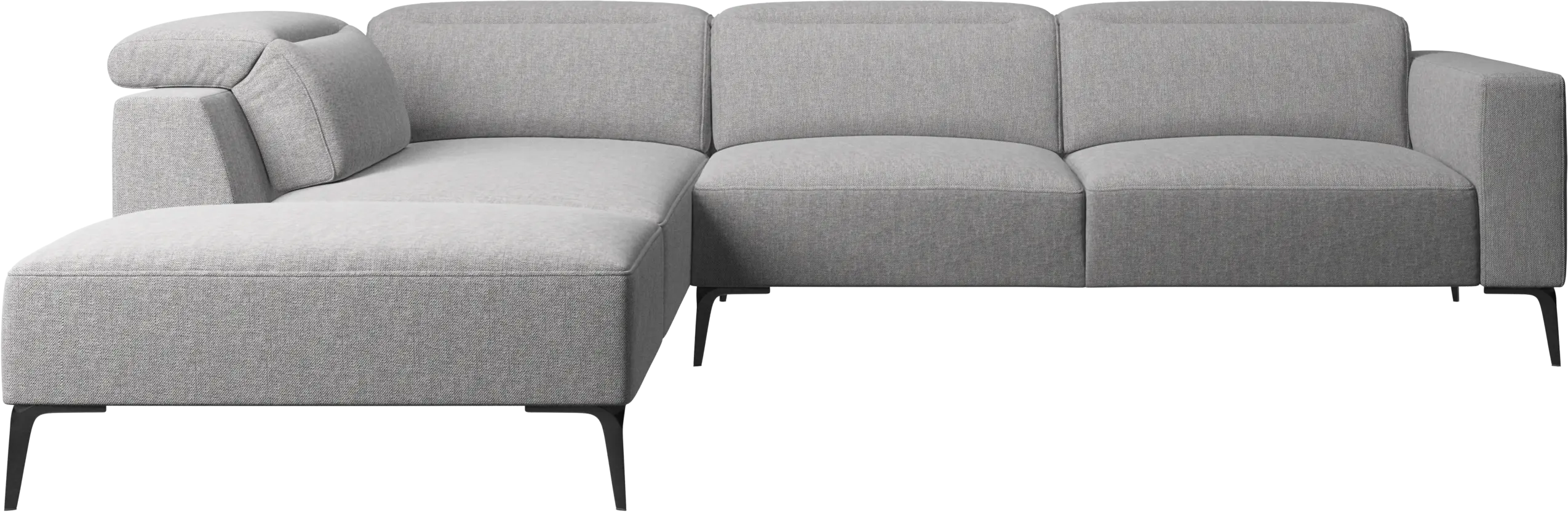 Zürich corner sofa with lounging unit