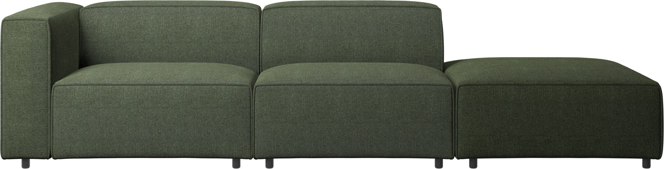 Carmo sofa with lounging unit