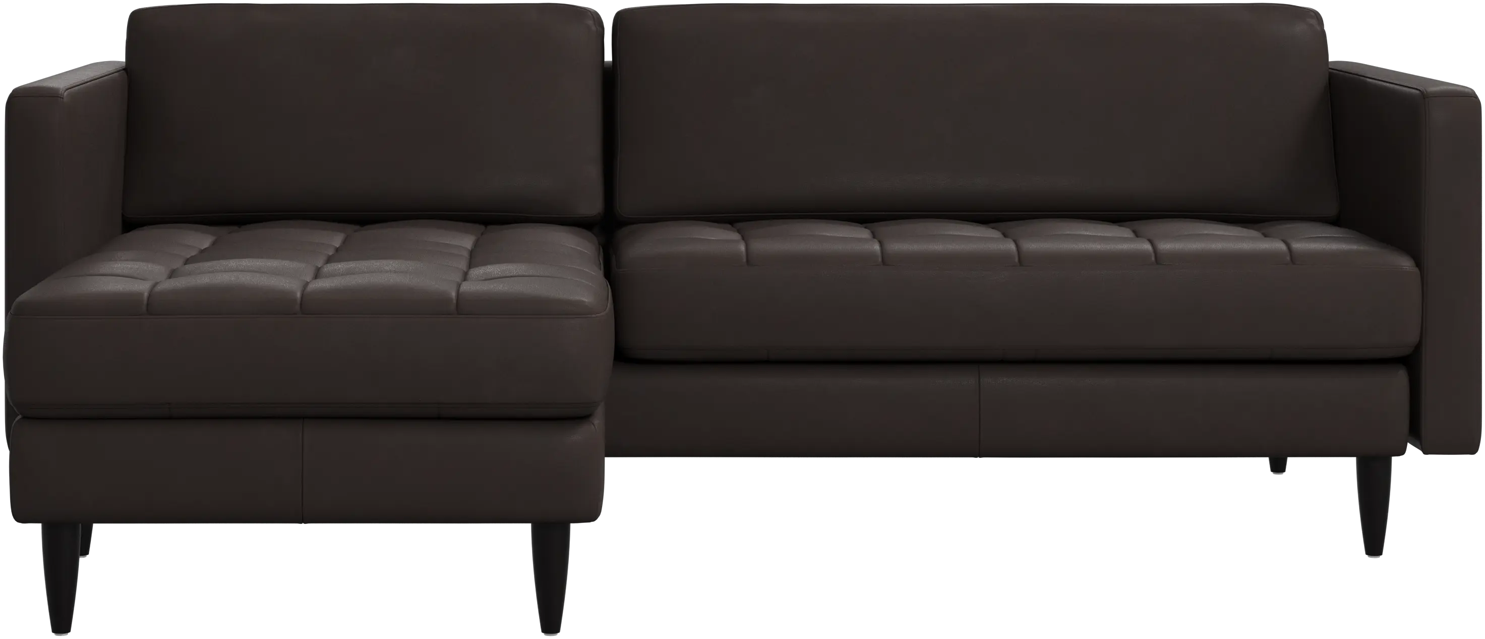 Osaka sofa with resting unit, tufted seat