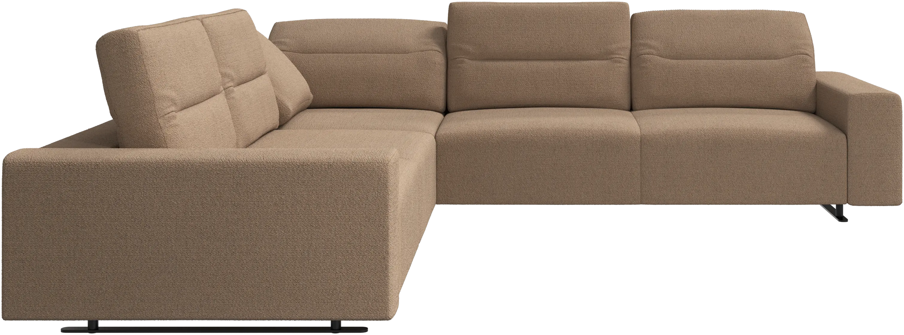 Hampton corner sofa with adjustable back