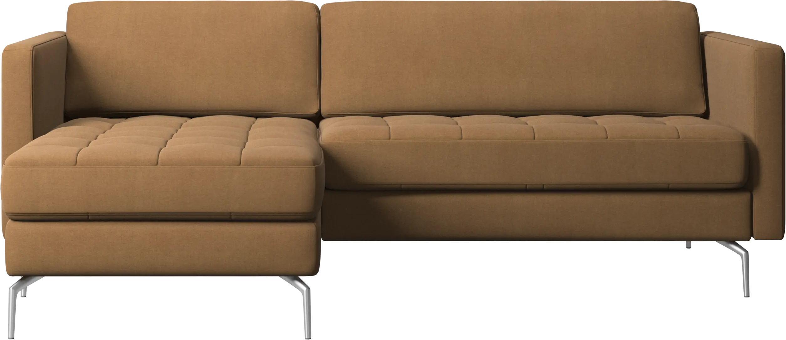 Osaka sofa with resting unit, tufted seat