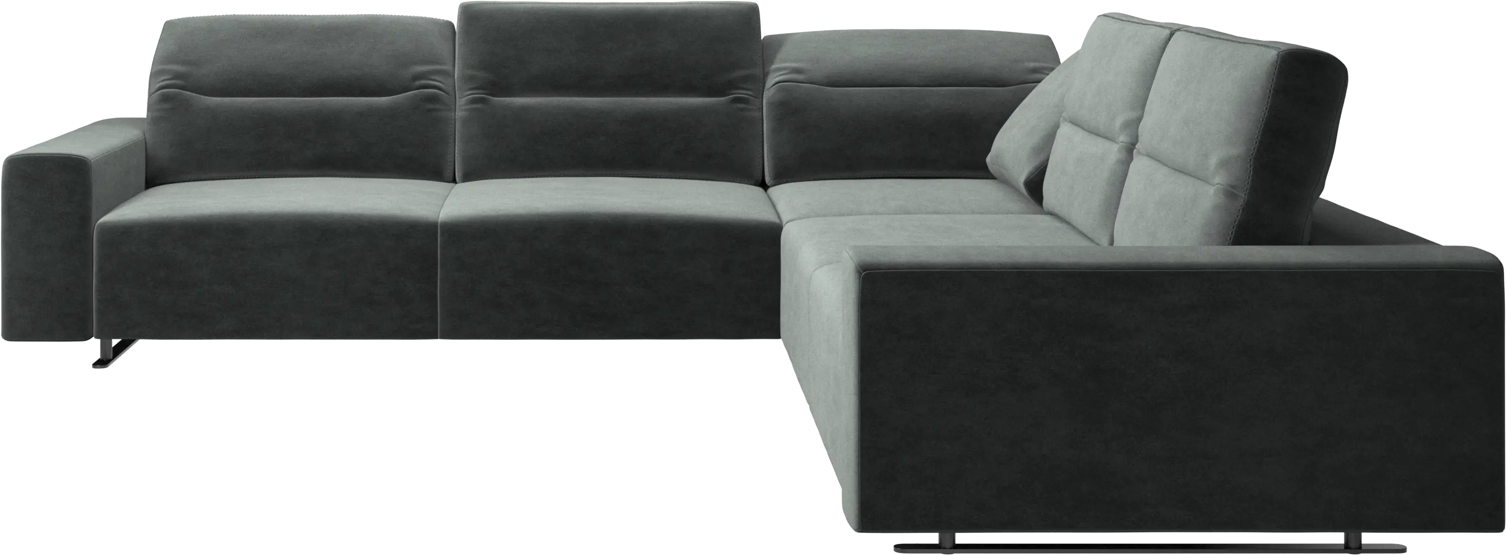 Hampton corner sofa with adjustable back