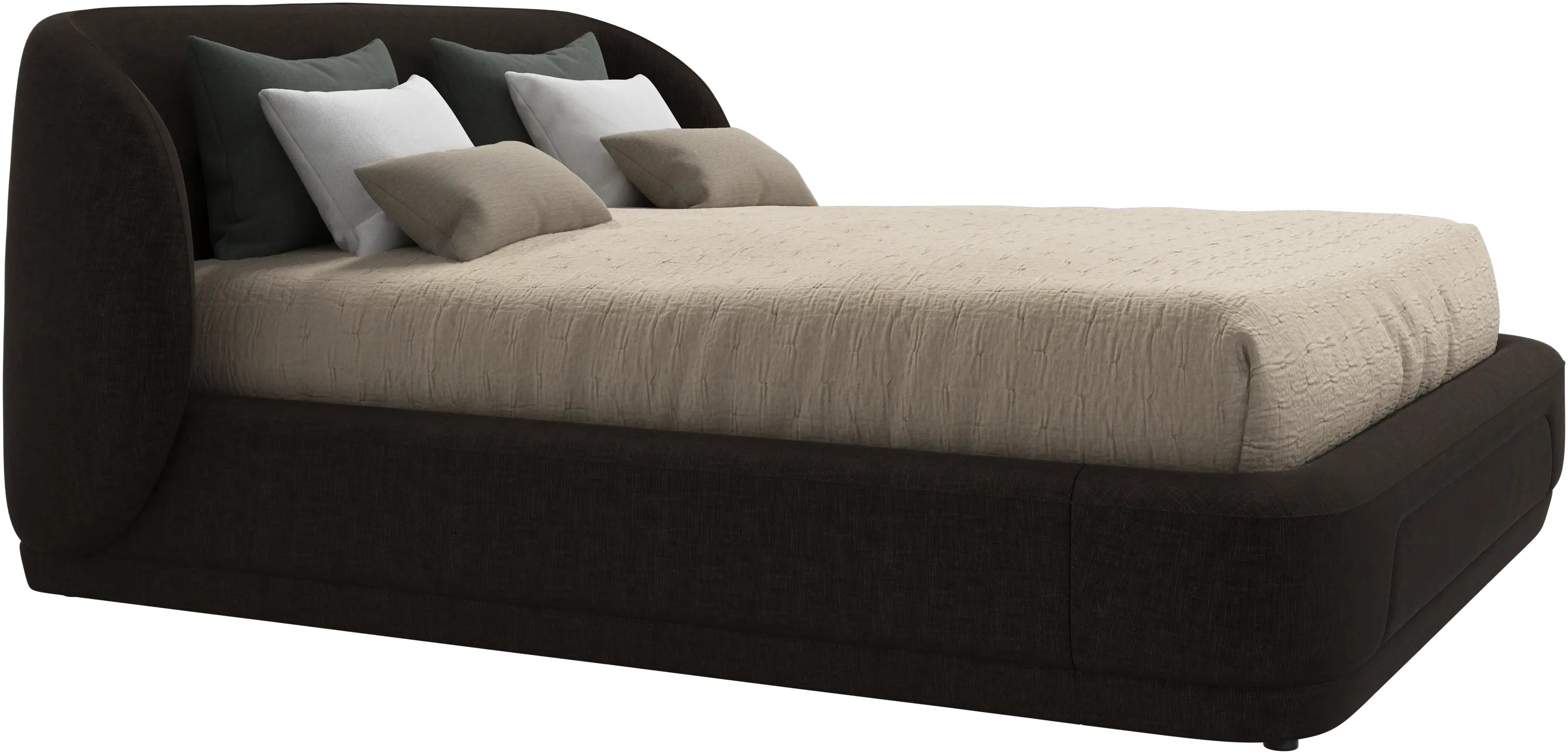 Bolzano bed with slats  - W152,5xL203cm