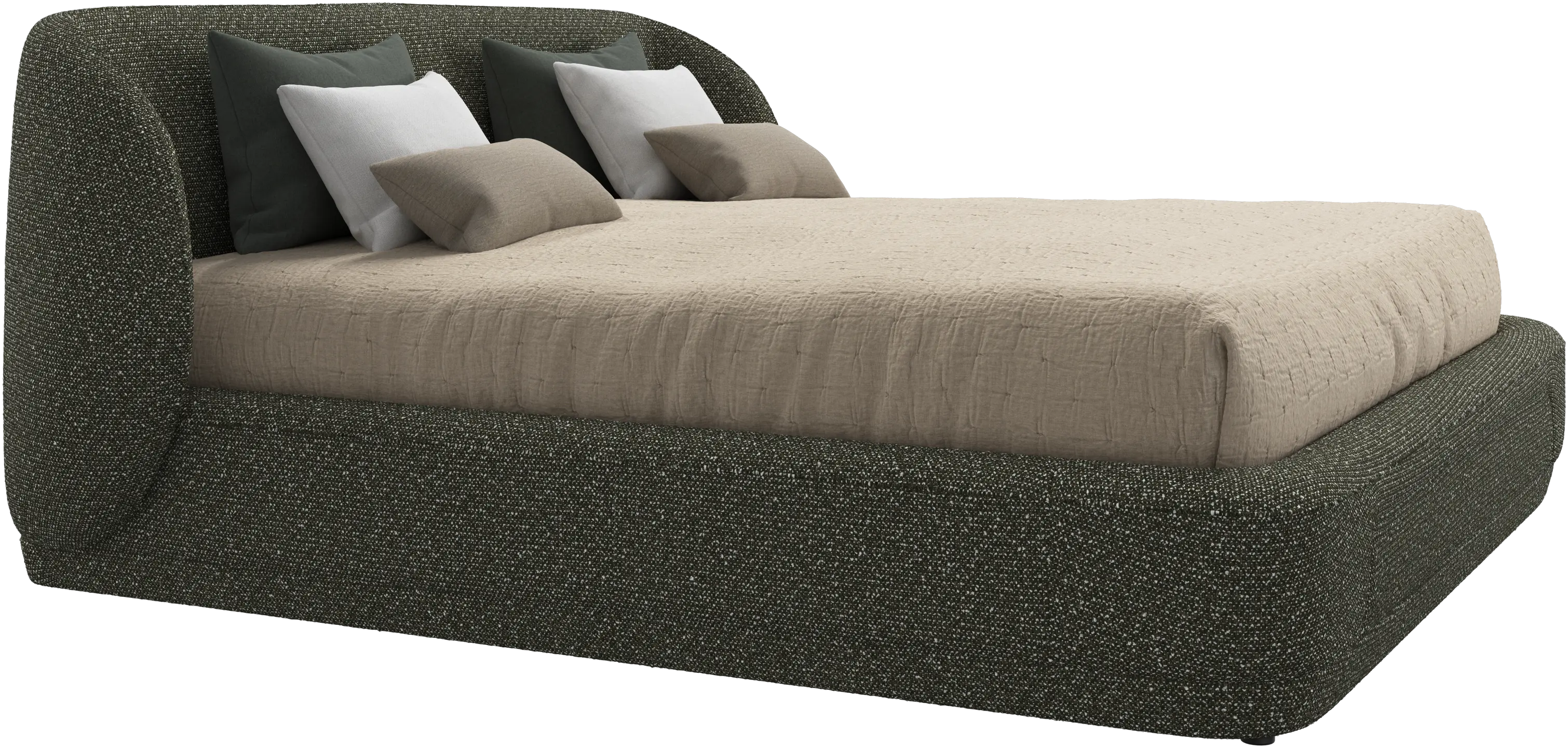 Bolzano bed with slats  - 193x203 cm