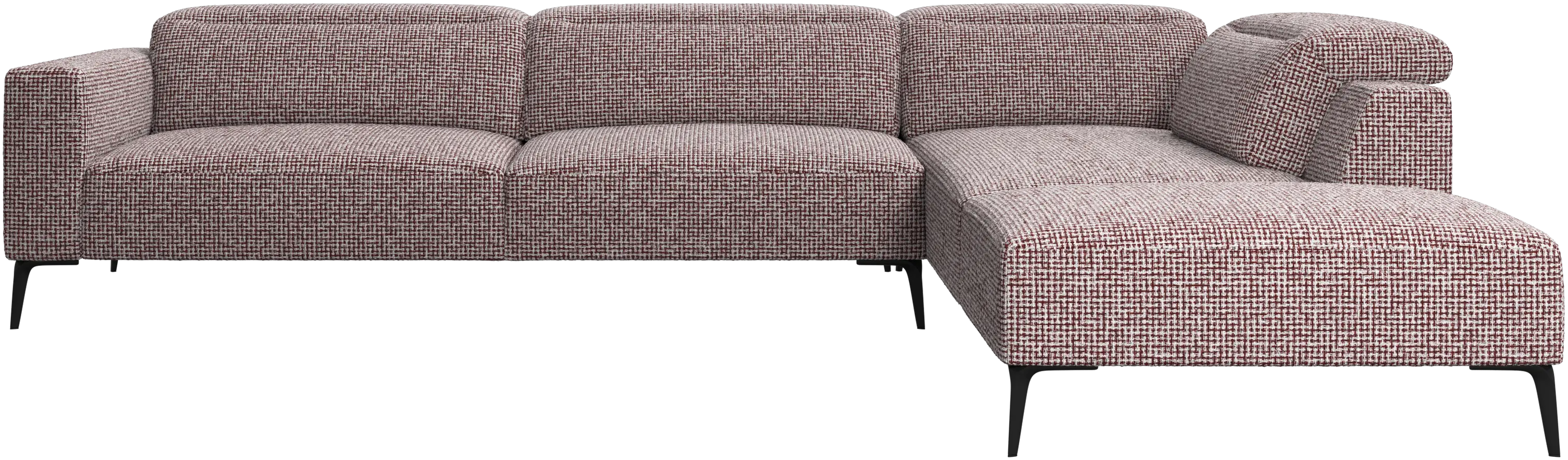 Zürich corner sofa with lounging unit