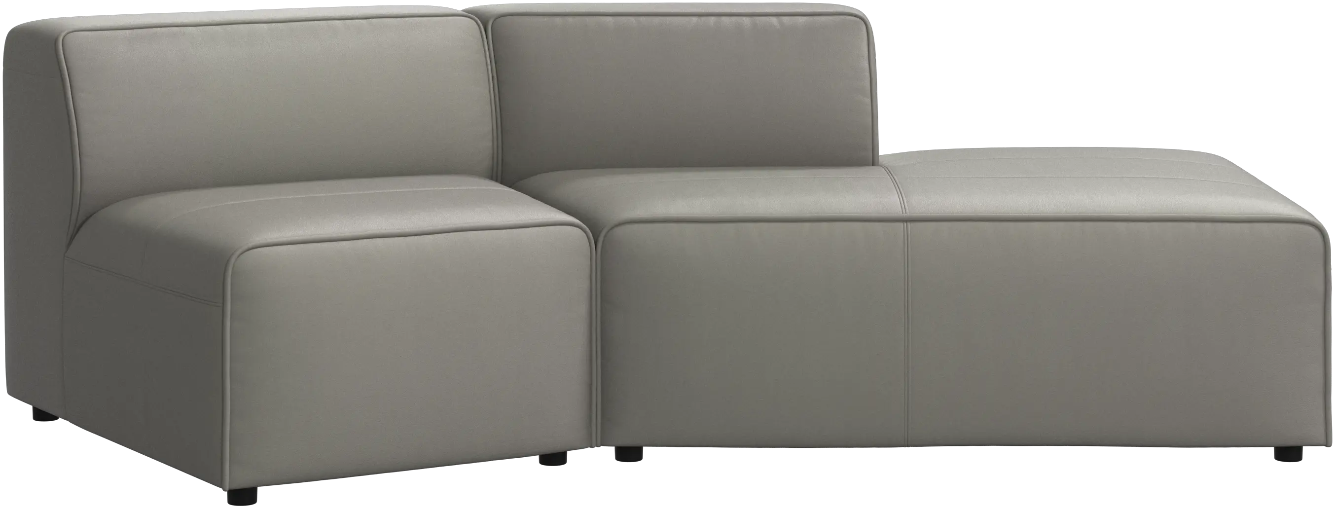 Sofá Carmo con lado abierto, en ángulo, derecho