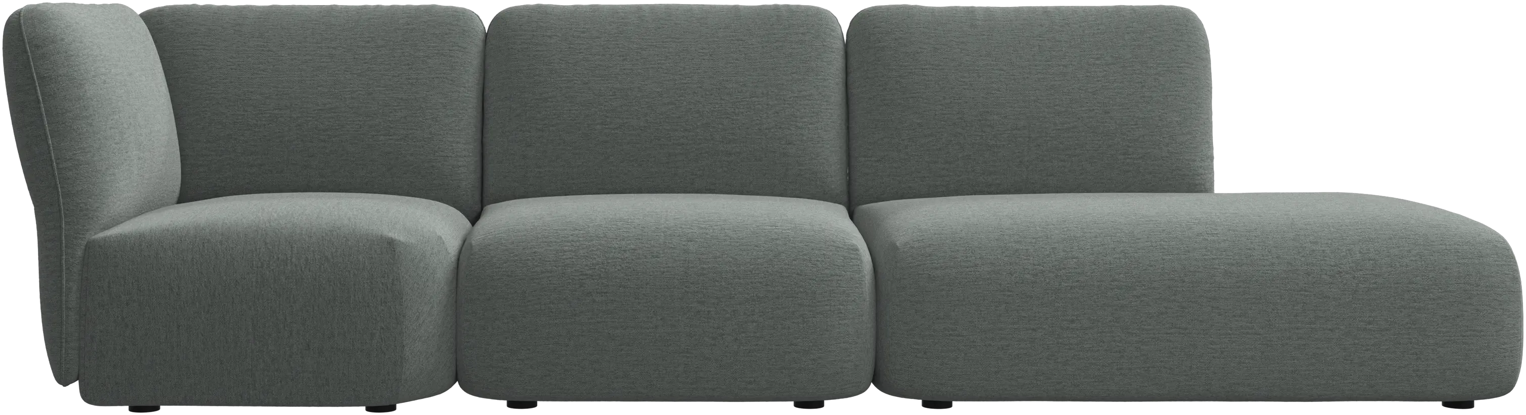 Paraggi sofa with lounging unit left