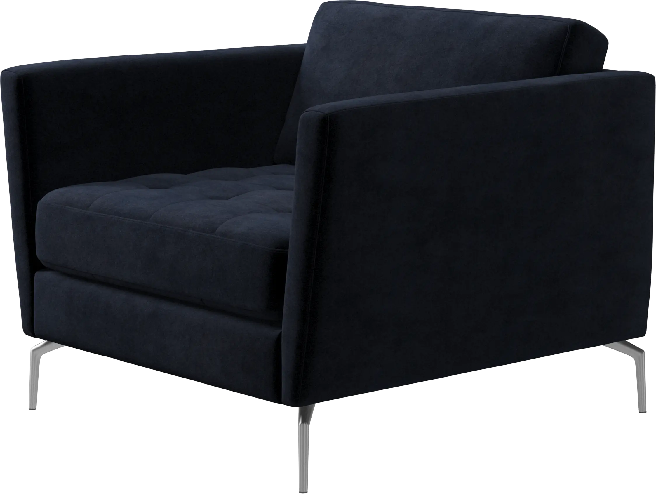 Osaka chair, tufted seat