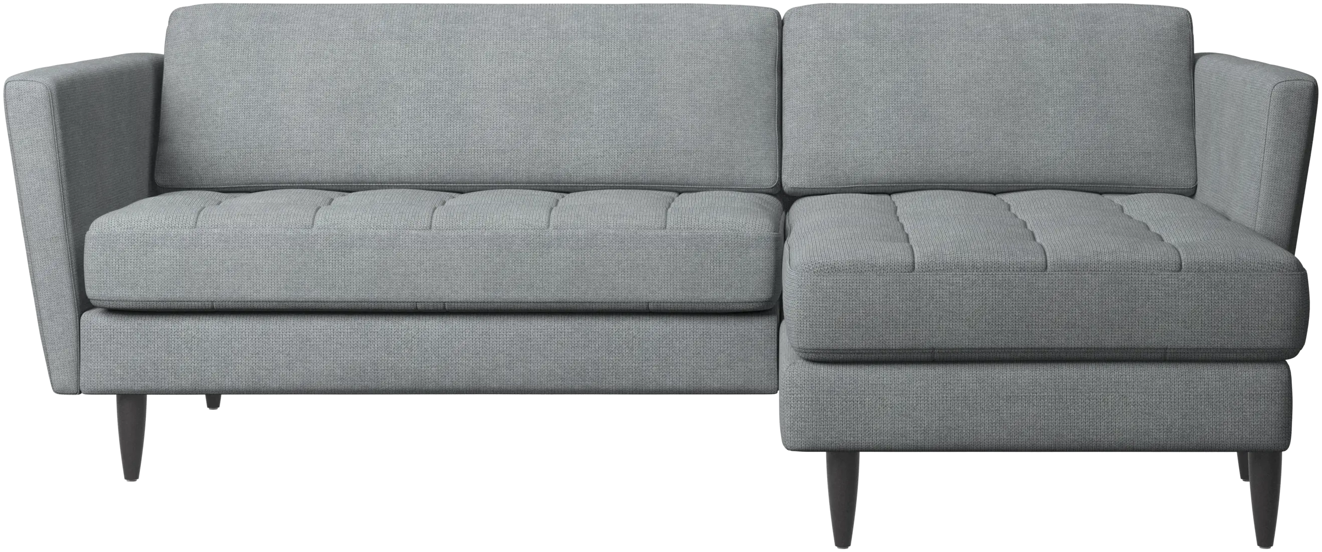 Osaka sofa with resting unit, tufted seat