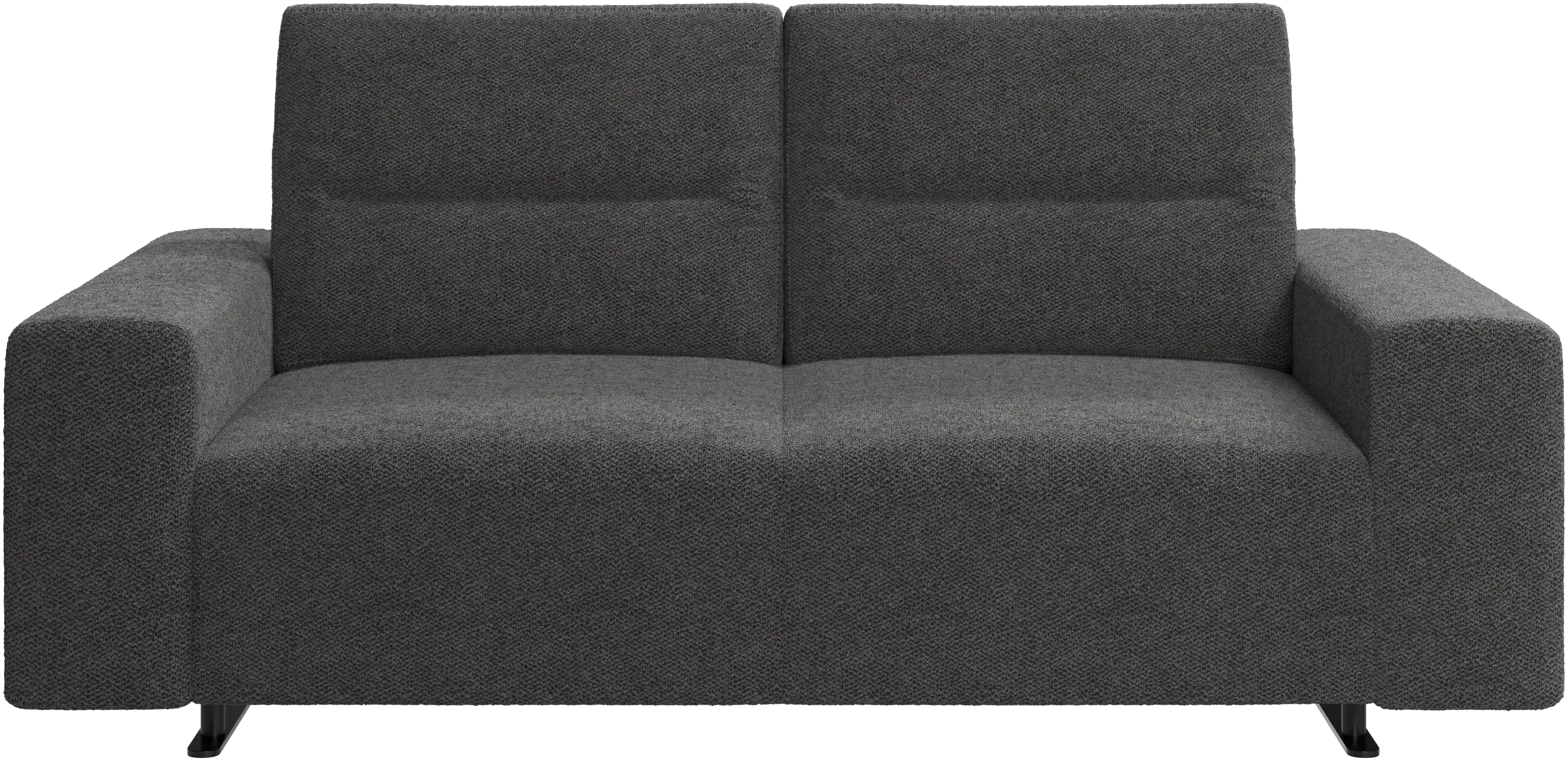 Hampton sofa with adjustable back and storage on the right side
