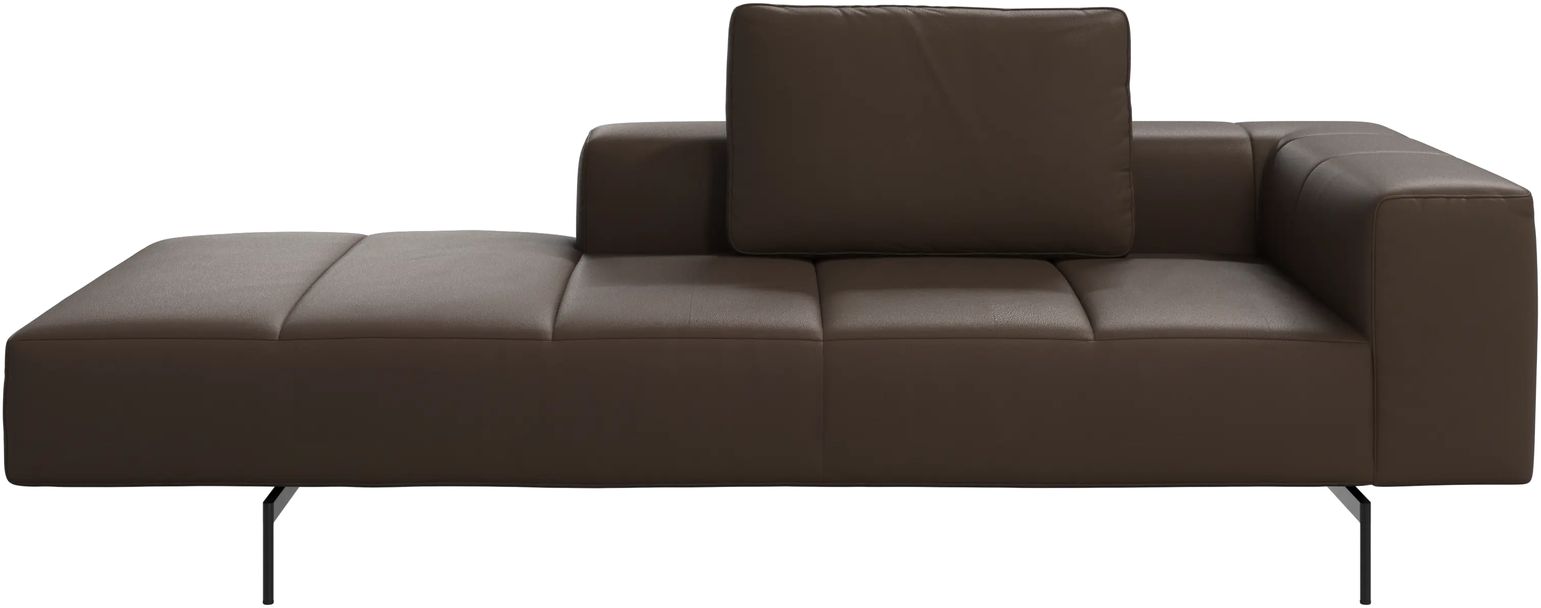 Amsterdam Iounging module for sofa, armrest right, open end left