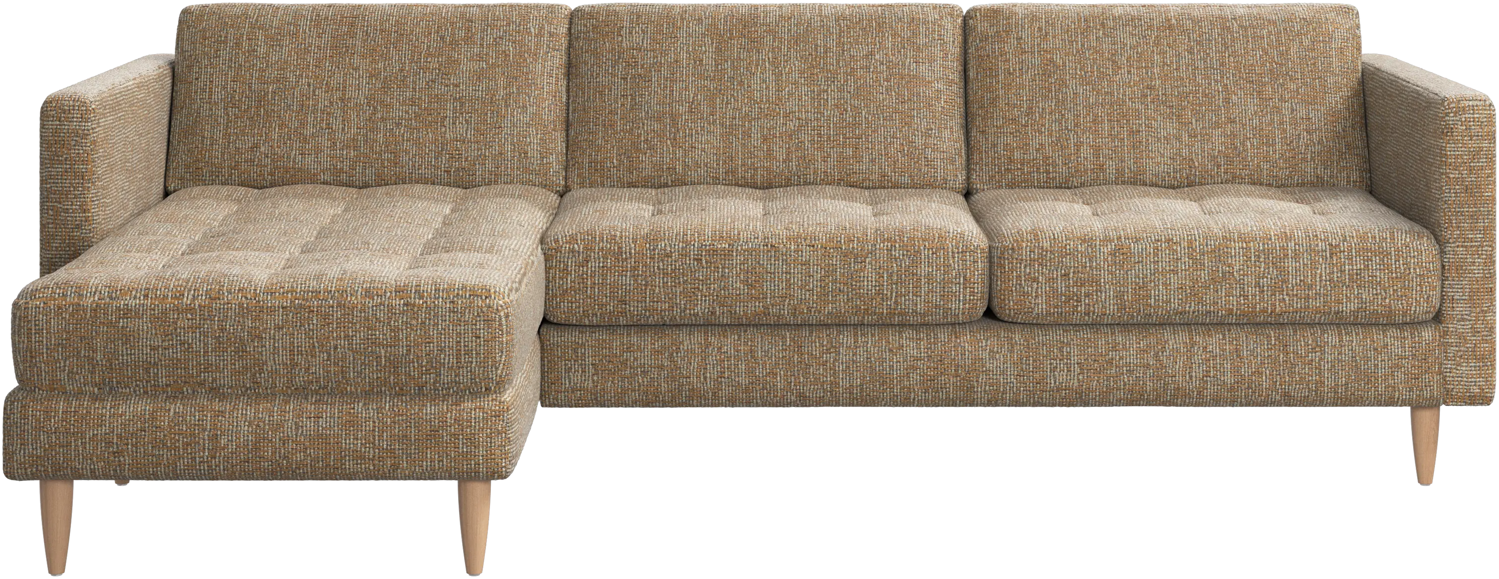Osaka sofa with resting unit, tufted seat