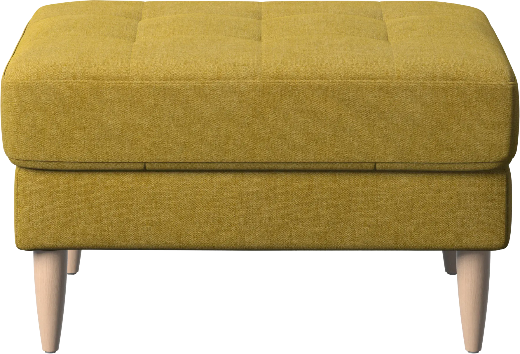 Osaka footstool, tufted seat
